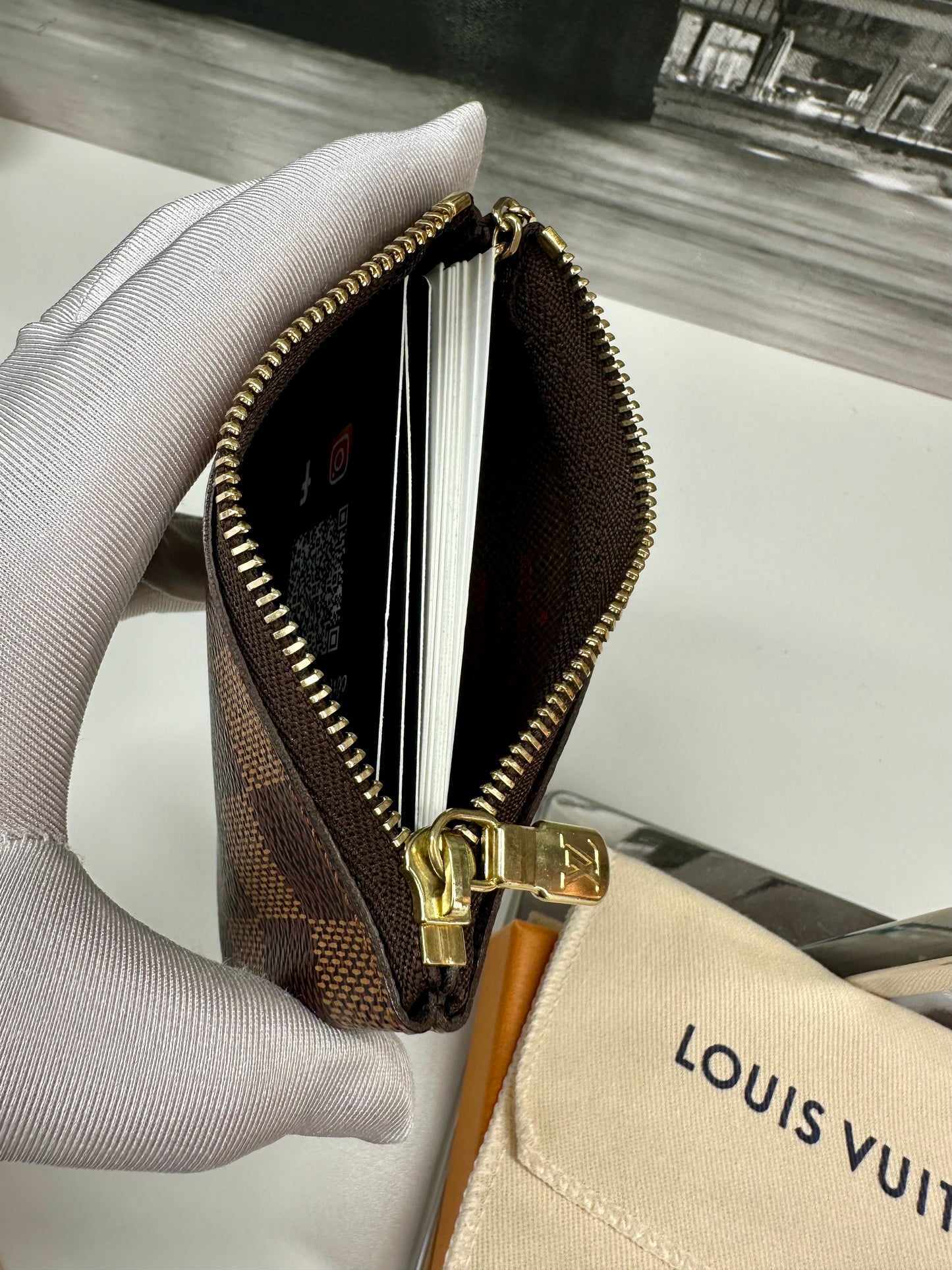 Key Pouch Damier Ebene