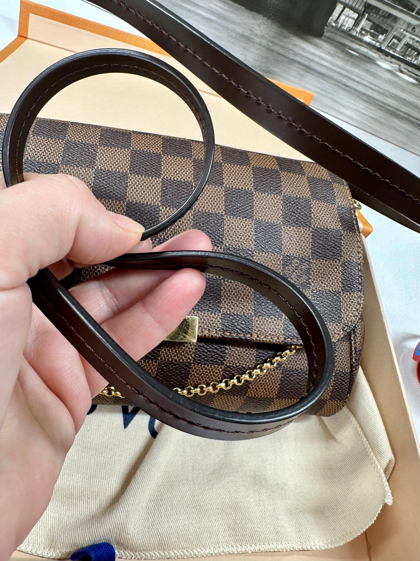 Favorite MM Damier Ebene