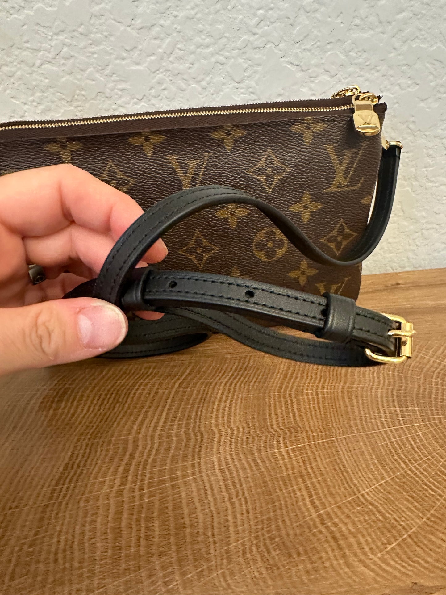 Louis Vuitton Reverse Monogram Giant Double Zip Pochette