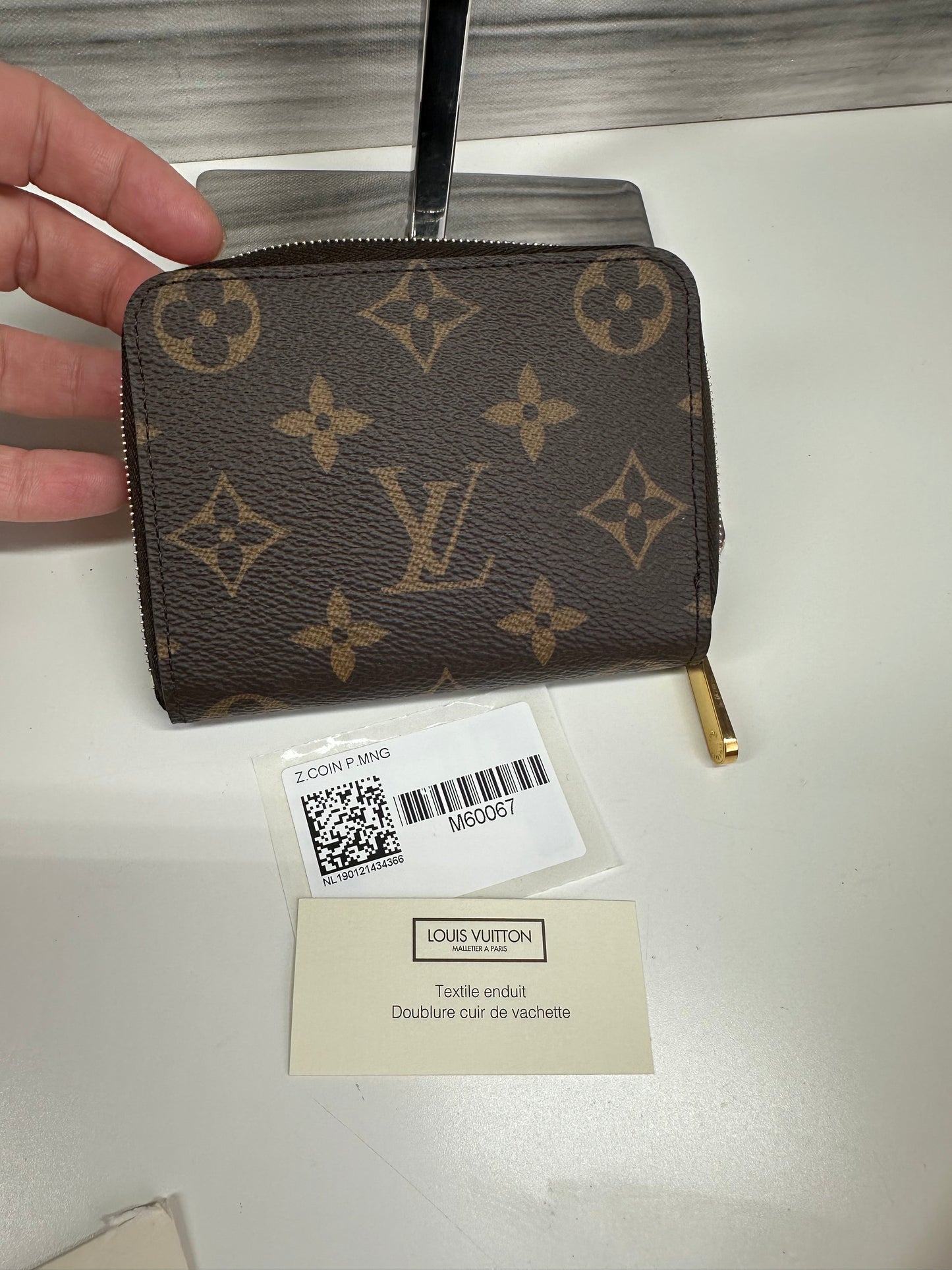Zippy Coin Purse Monogram