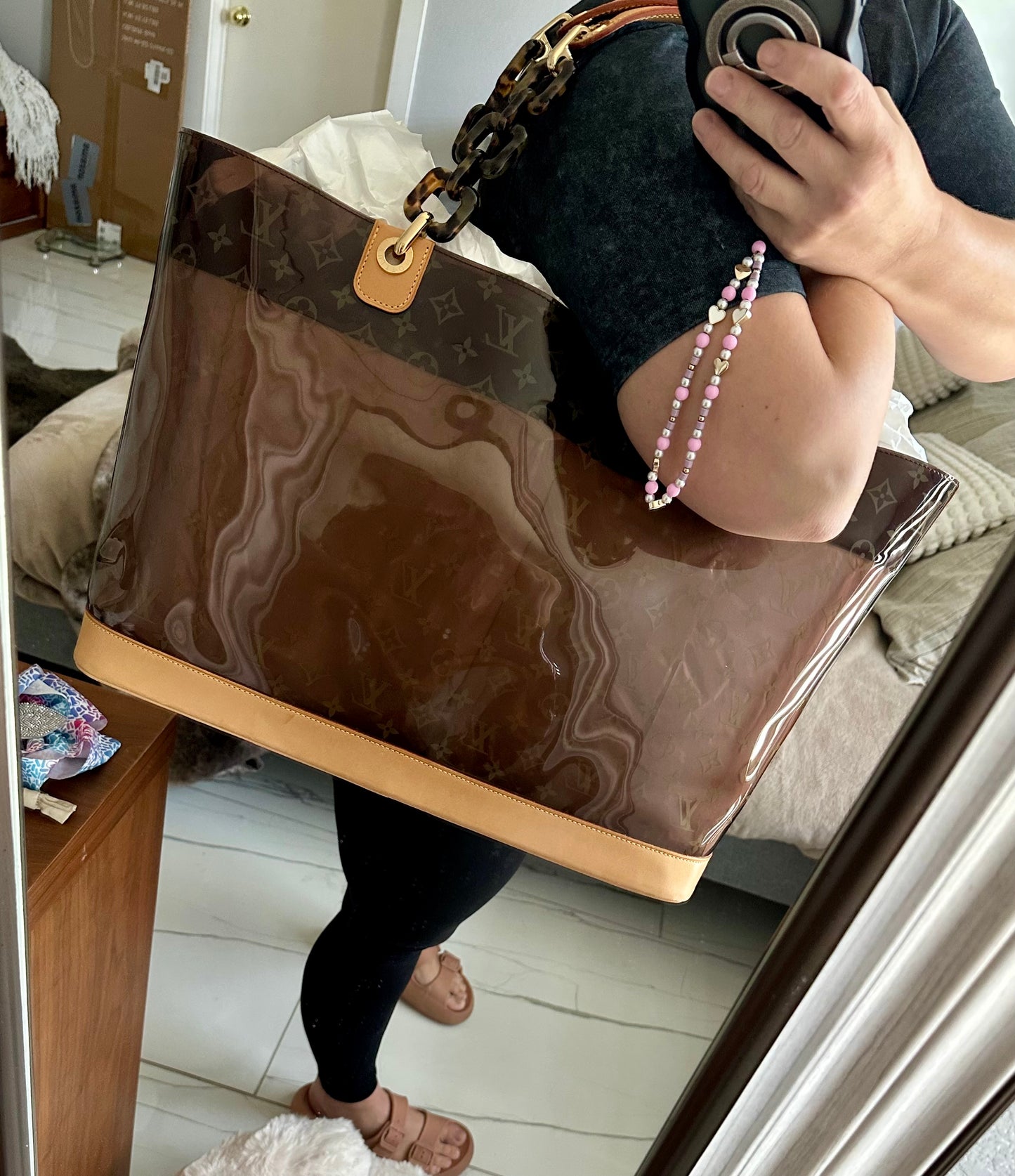 Louis Vuitton Cabas Ambre GM with pouch