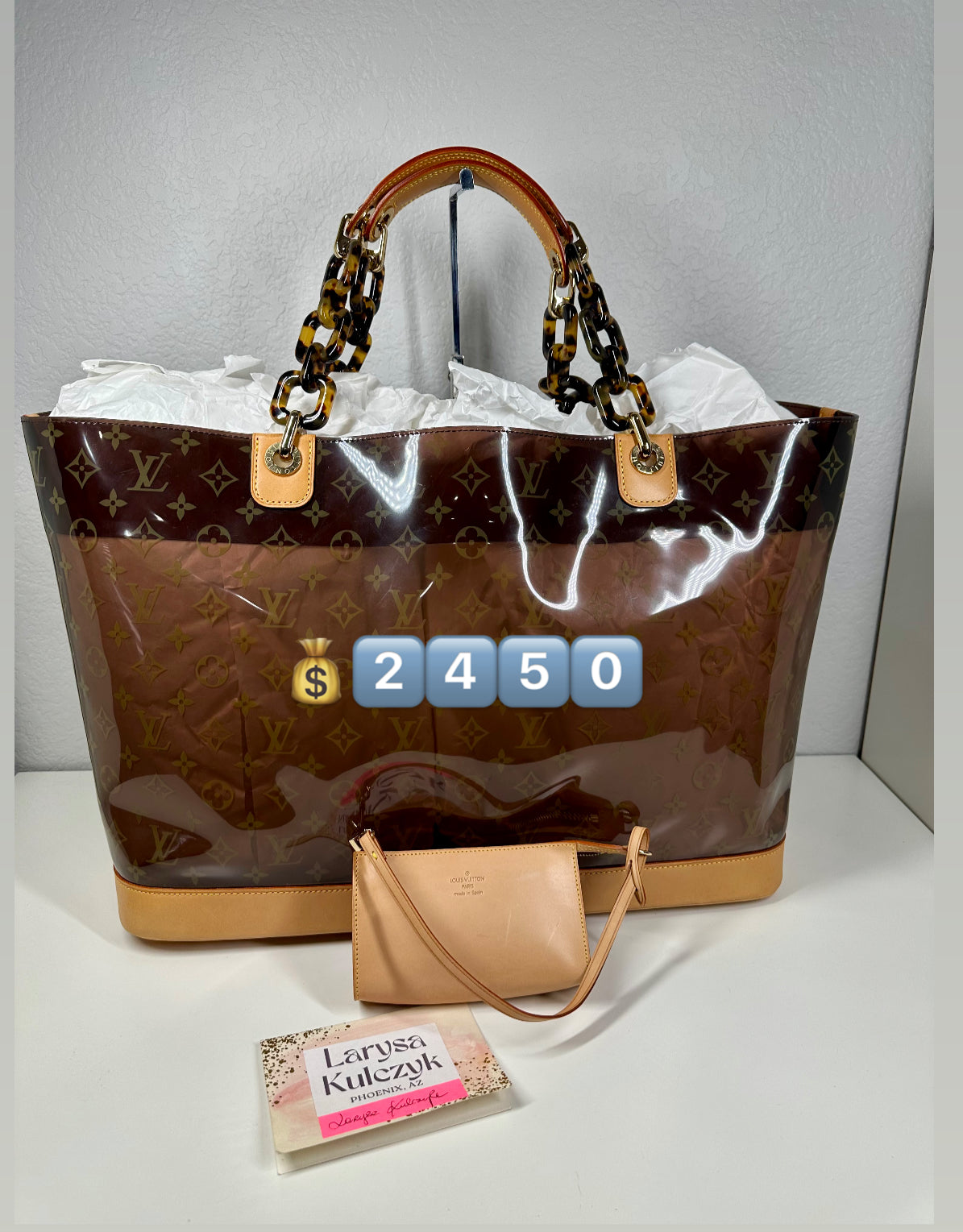 Louis Vuitton Cabas Ambre GM with pouch