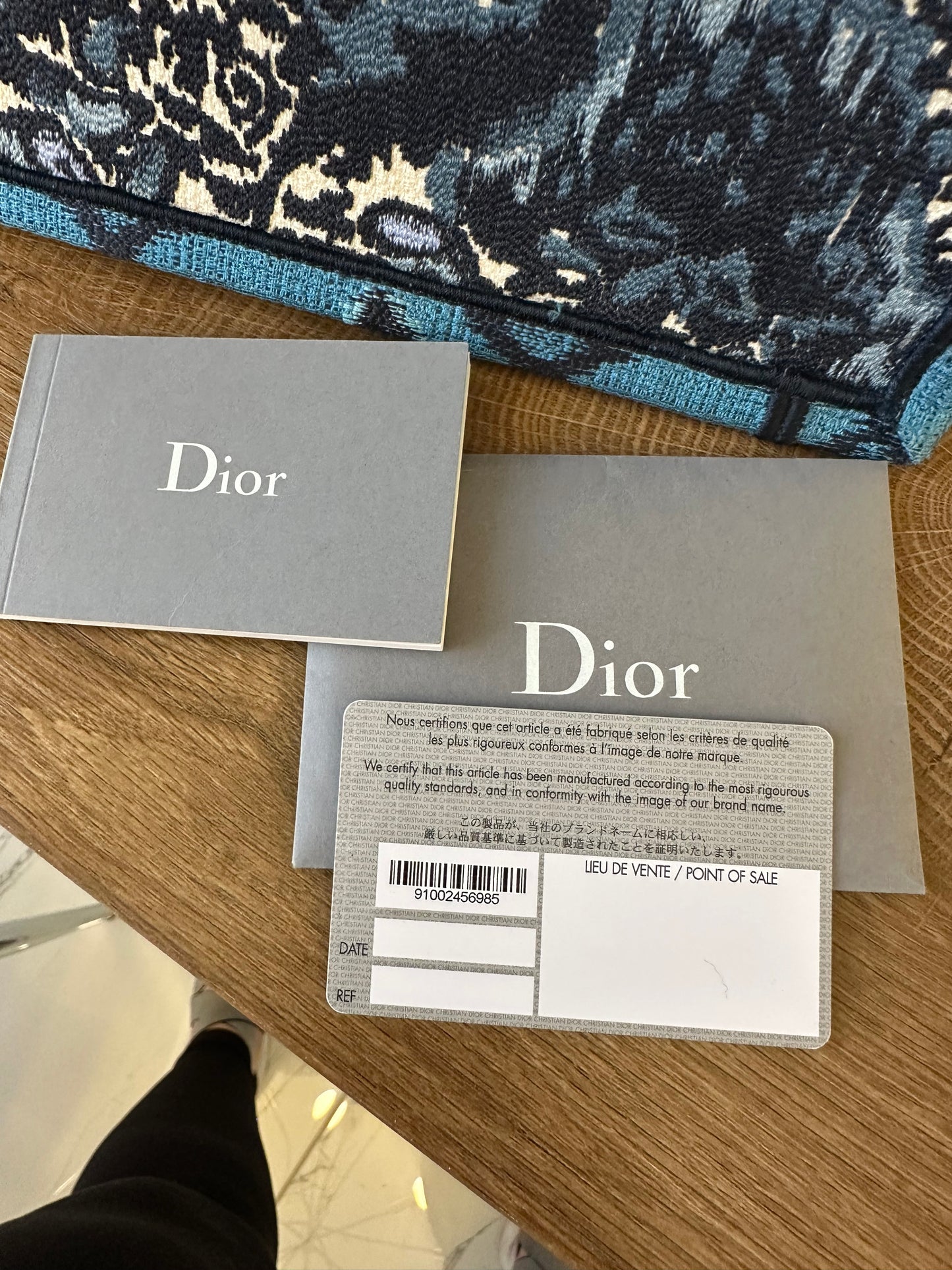 Dior Book Tote Large Palm Trees Limited