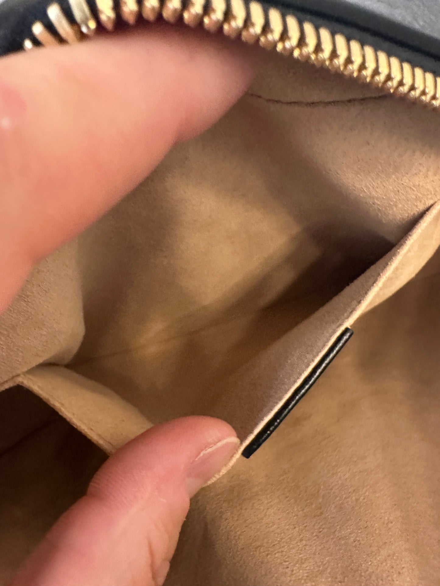 Gucci Camera Canvas & Leather Bag