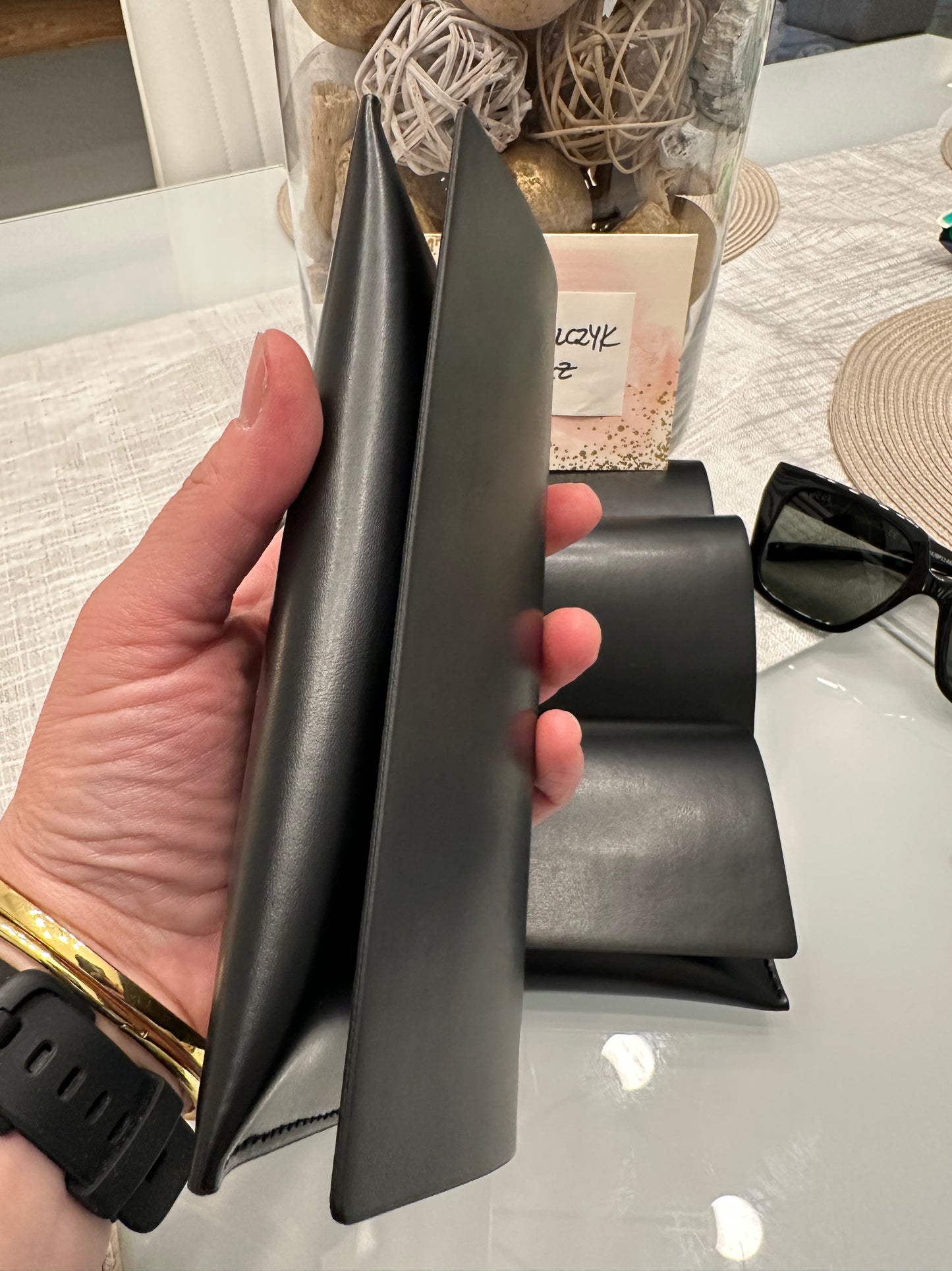 Saint Laurent Full Leather Sunglasses Case