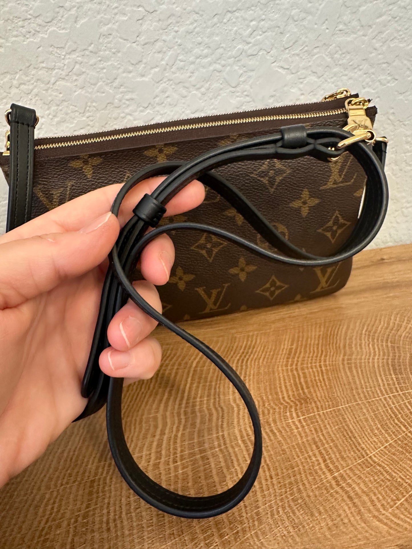 Louis Vuitton Reverse Monogram Giant Double Zip Pochette