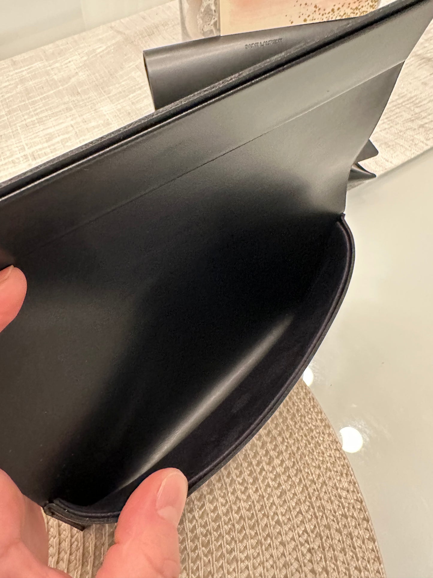 Saint Laurent Full Leather Sunglasses Case