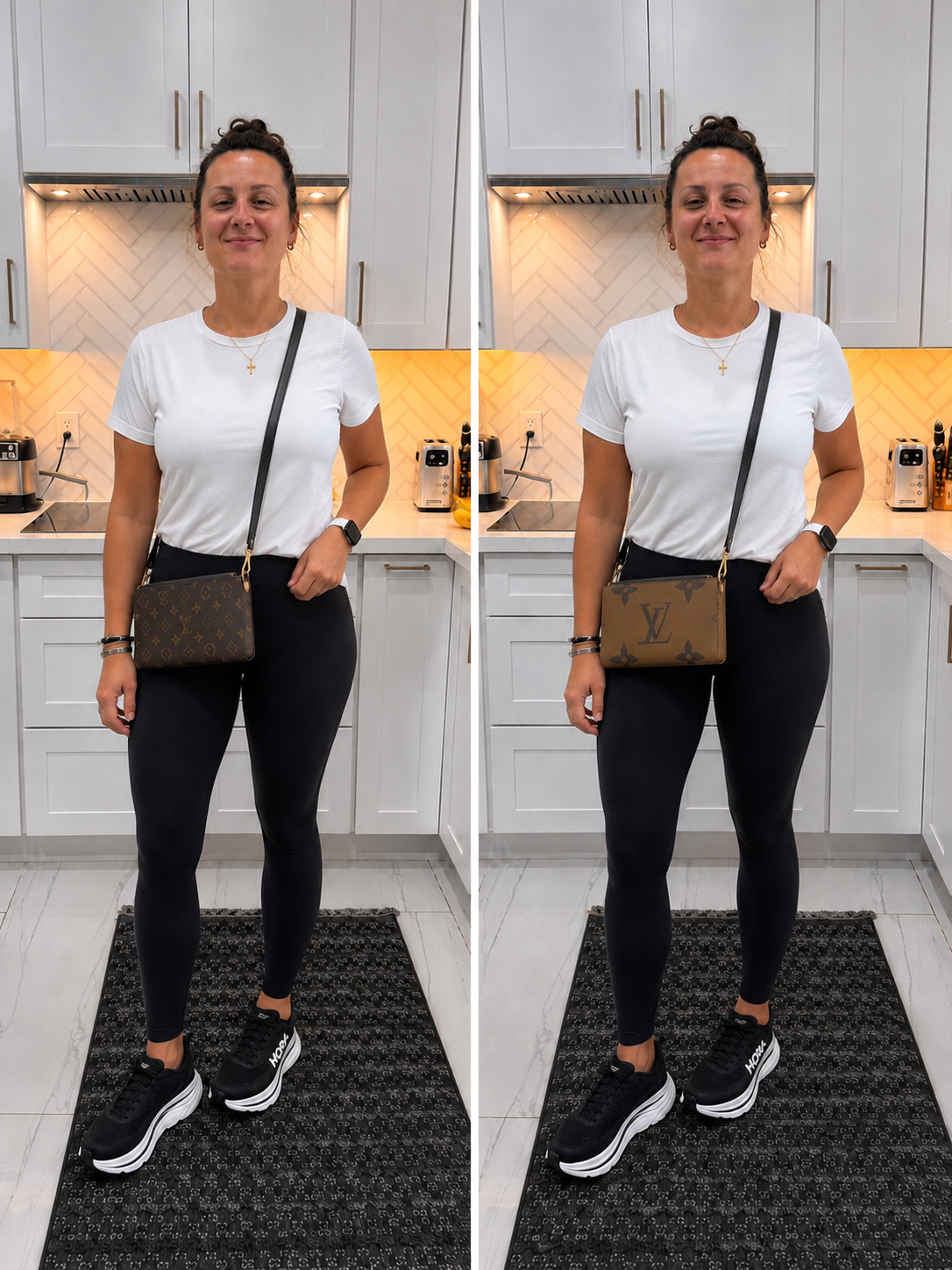 Louis Vuitton Reverse Monogram Giant Double Zip Pochette