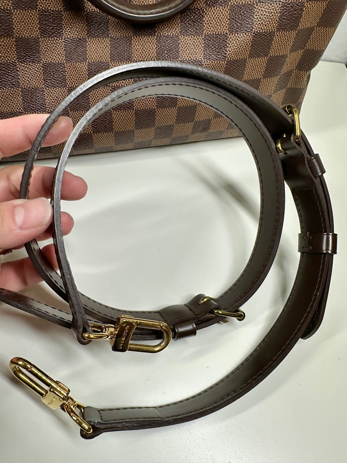Speedy 30 Damier Ebene Bandouliere