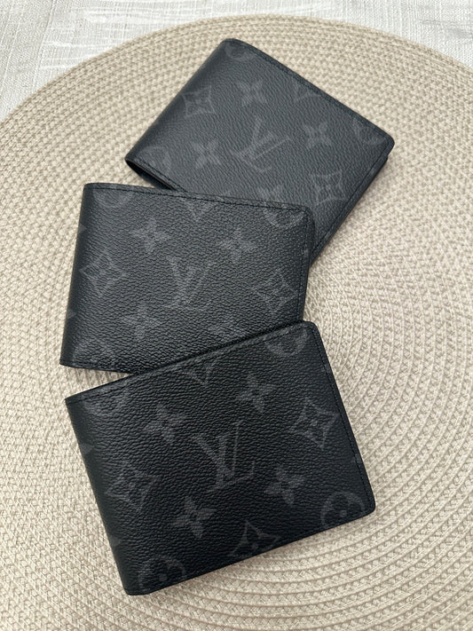Men Wallet Black Elipse Monogram