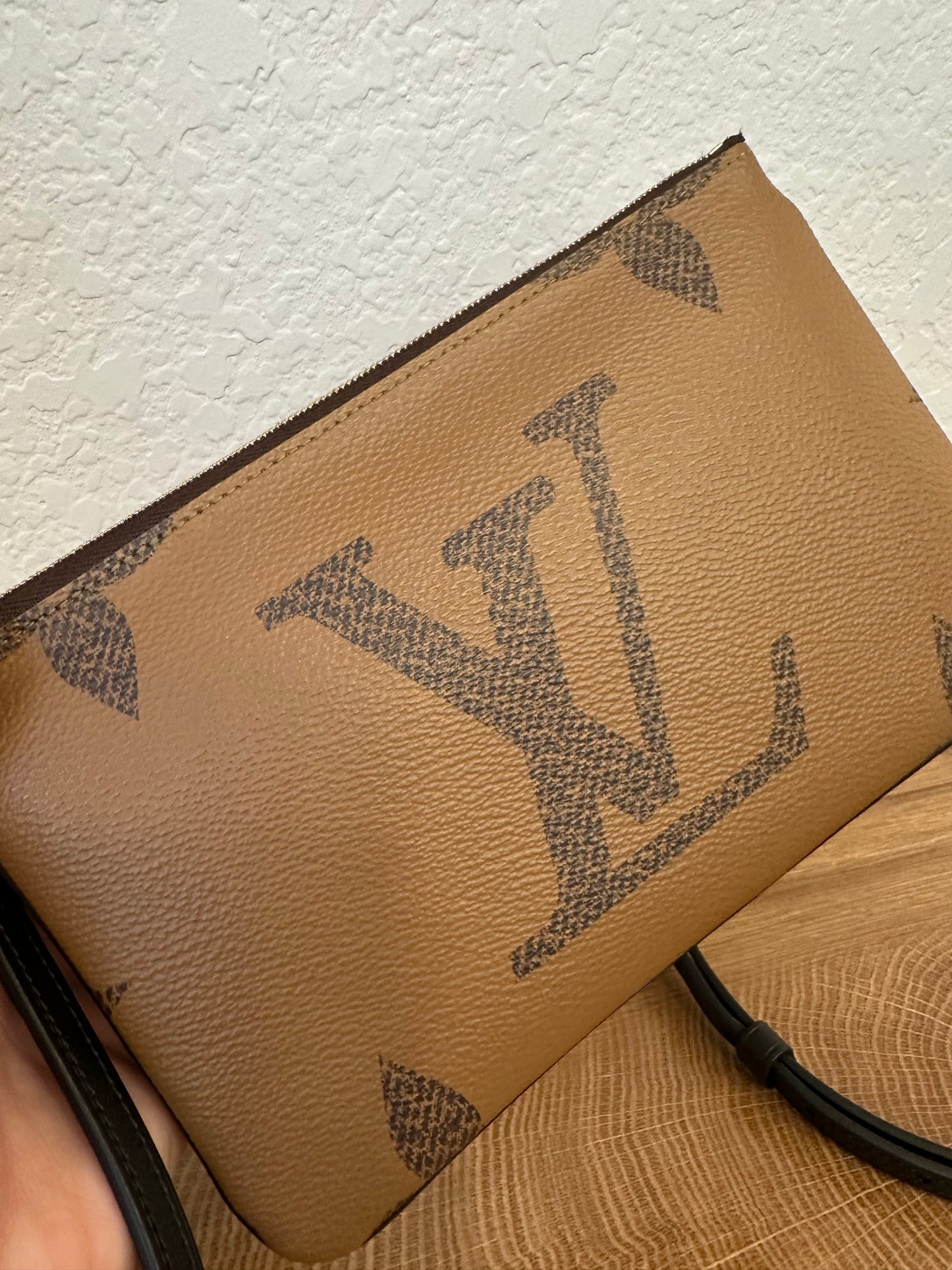 Louis Vuitton Reverse Monogram Giant Double Zip Pochette