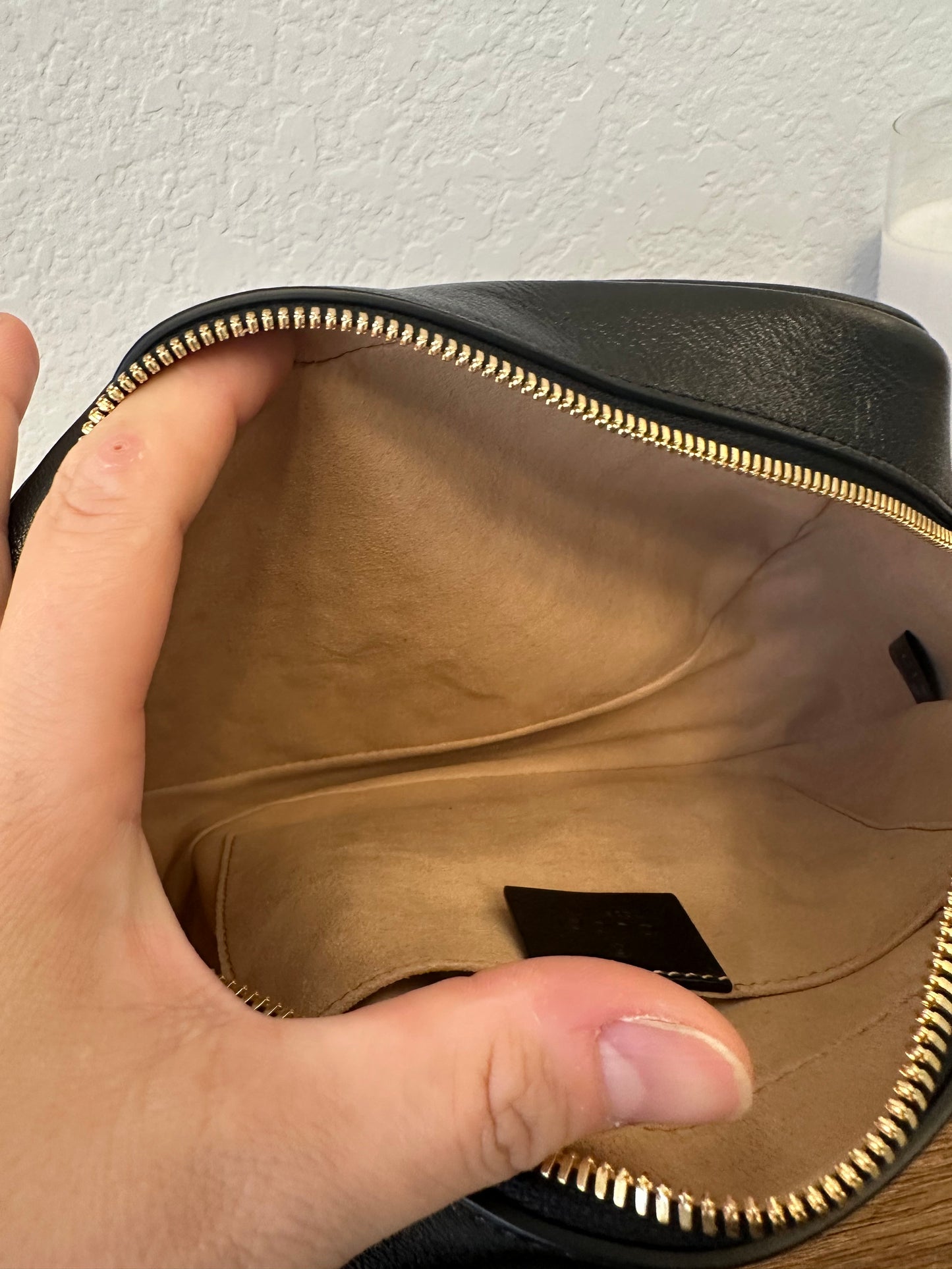 Gucci Camera Canvas & Leather Bag