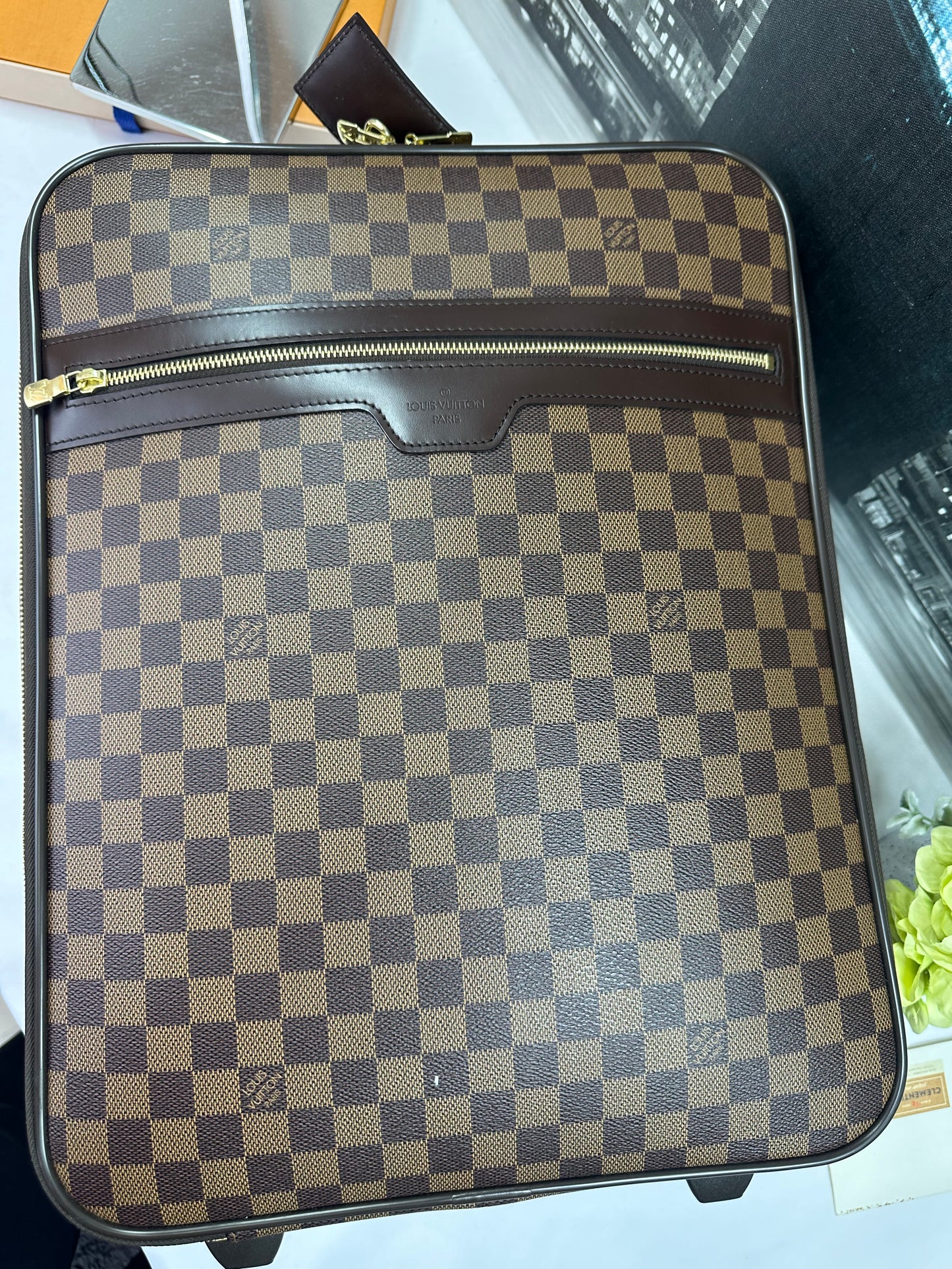 Pegase 45 Damier Ebene Luggage