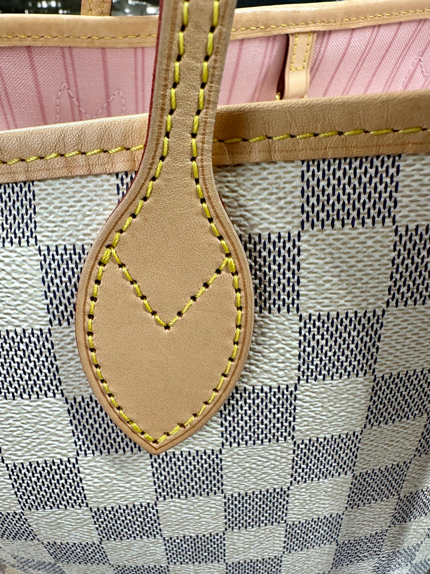 Neverfull MM Damier Azur Ballerine