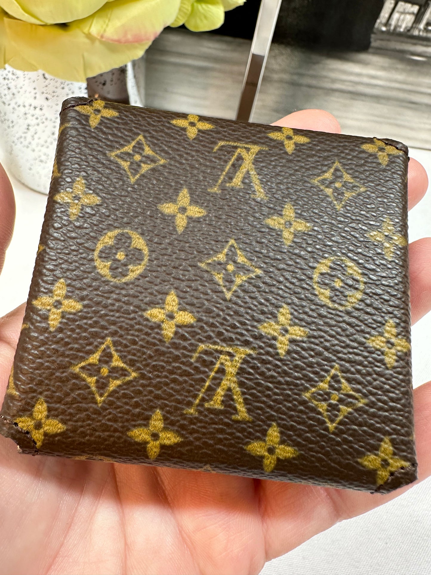 Small Monogram Jewelry Case
