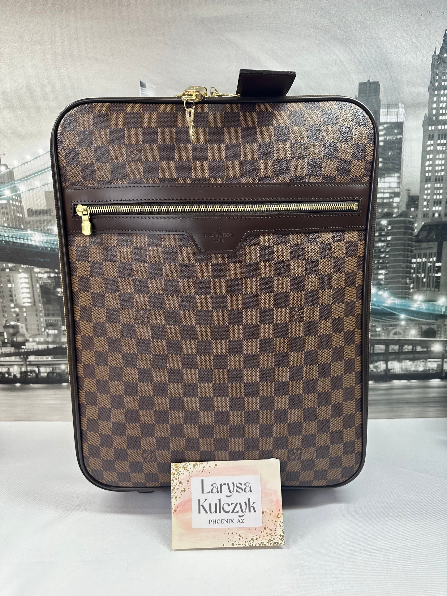 Pegase 45 Damier Ebene Luggage