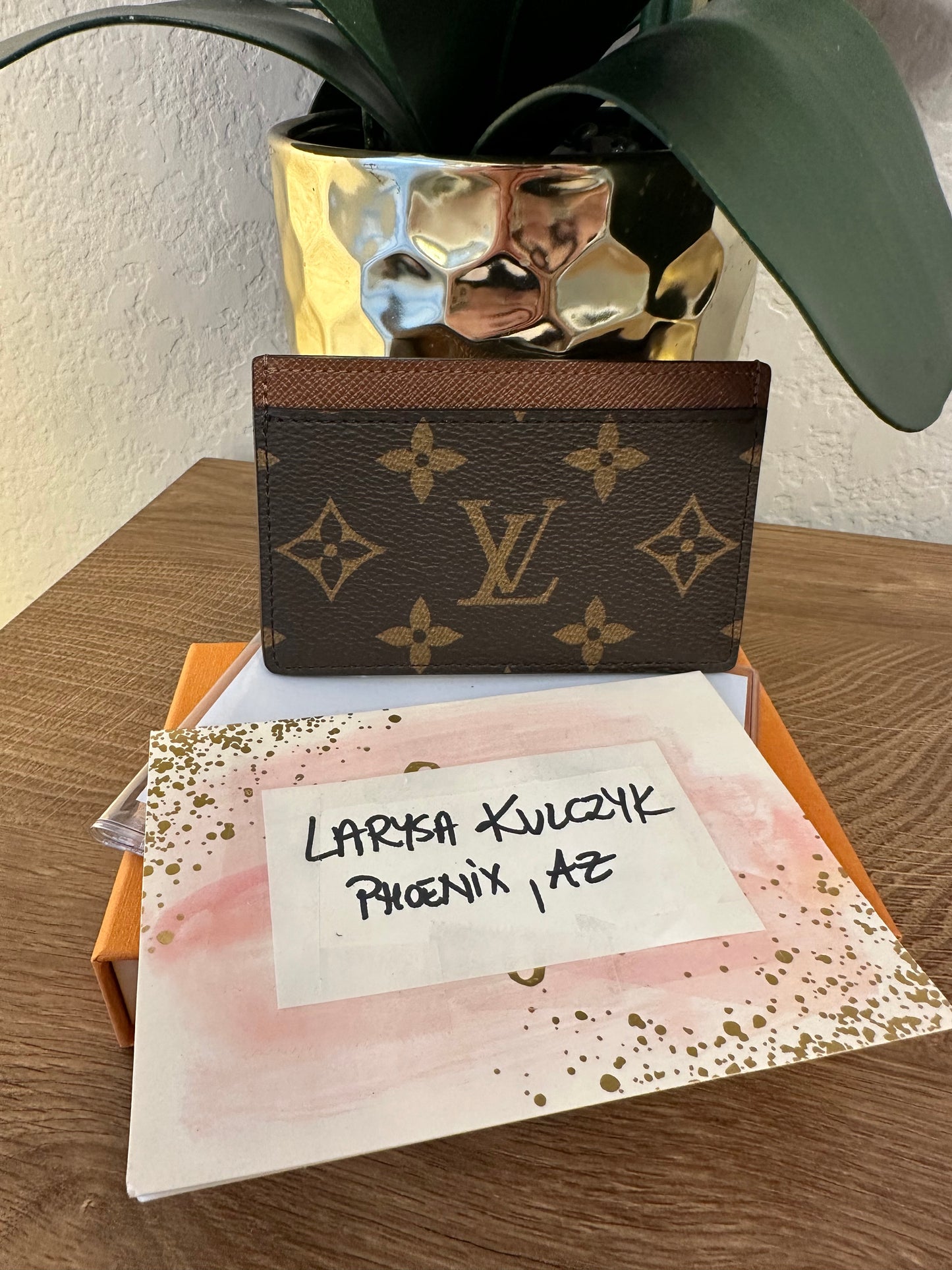 Brown Monogram Cardholder - Uniformes made in 🇪🇸
