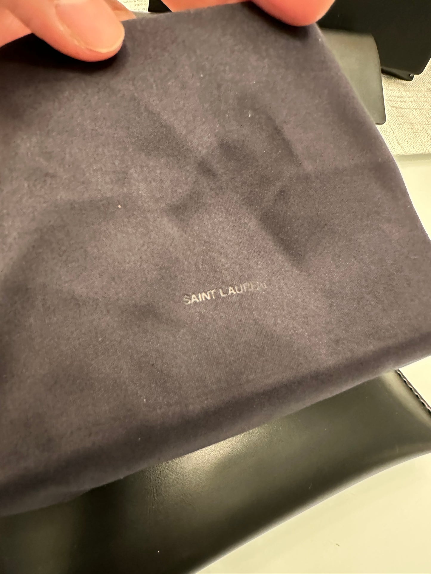 Saint Laurent Full Leather Sunglasses Case