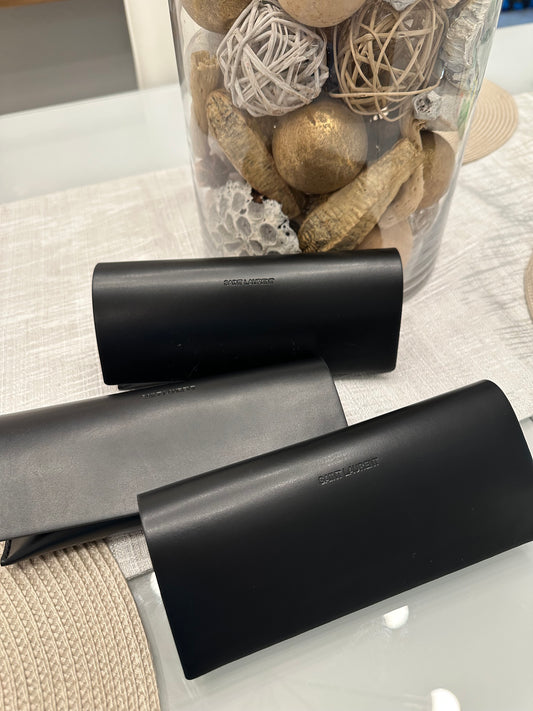 Saint Laurent Full Leather Sunglasses Case