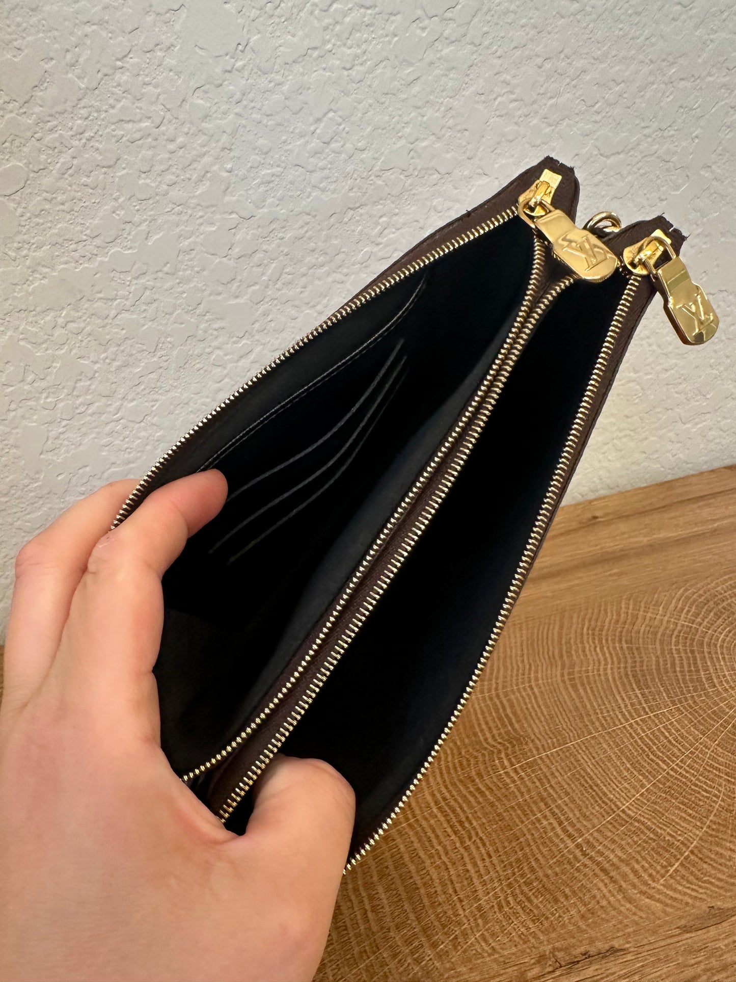Louis Vuitton Reverse Monogram Giant Double Zip Pochette