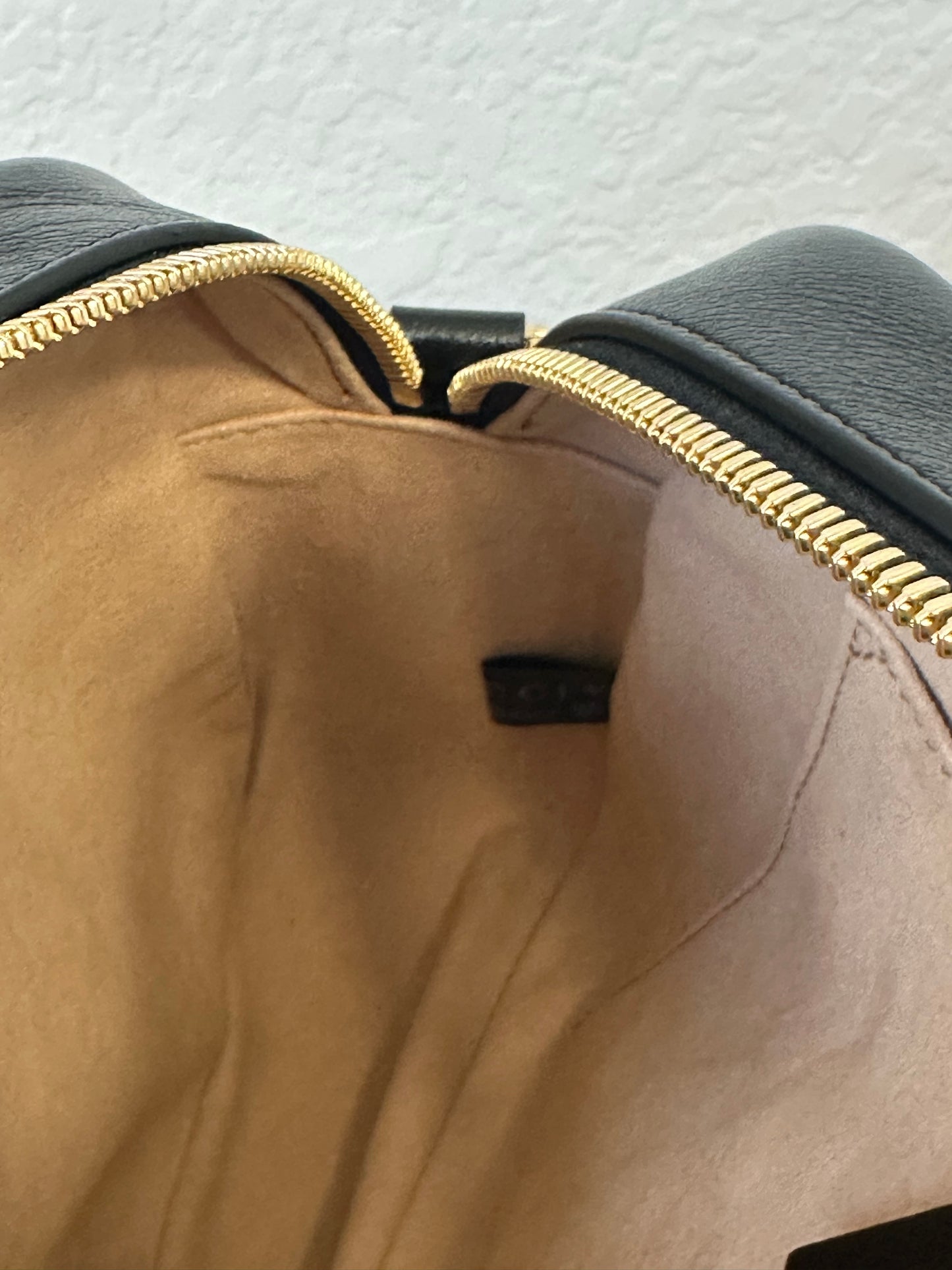 Gucci Camera Canvas & Leather Bag