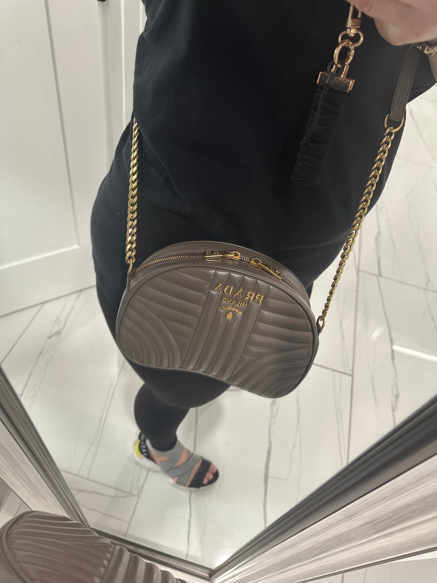 Prada Diagramme Crossbody Bag