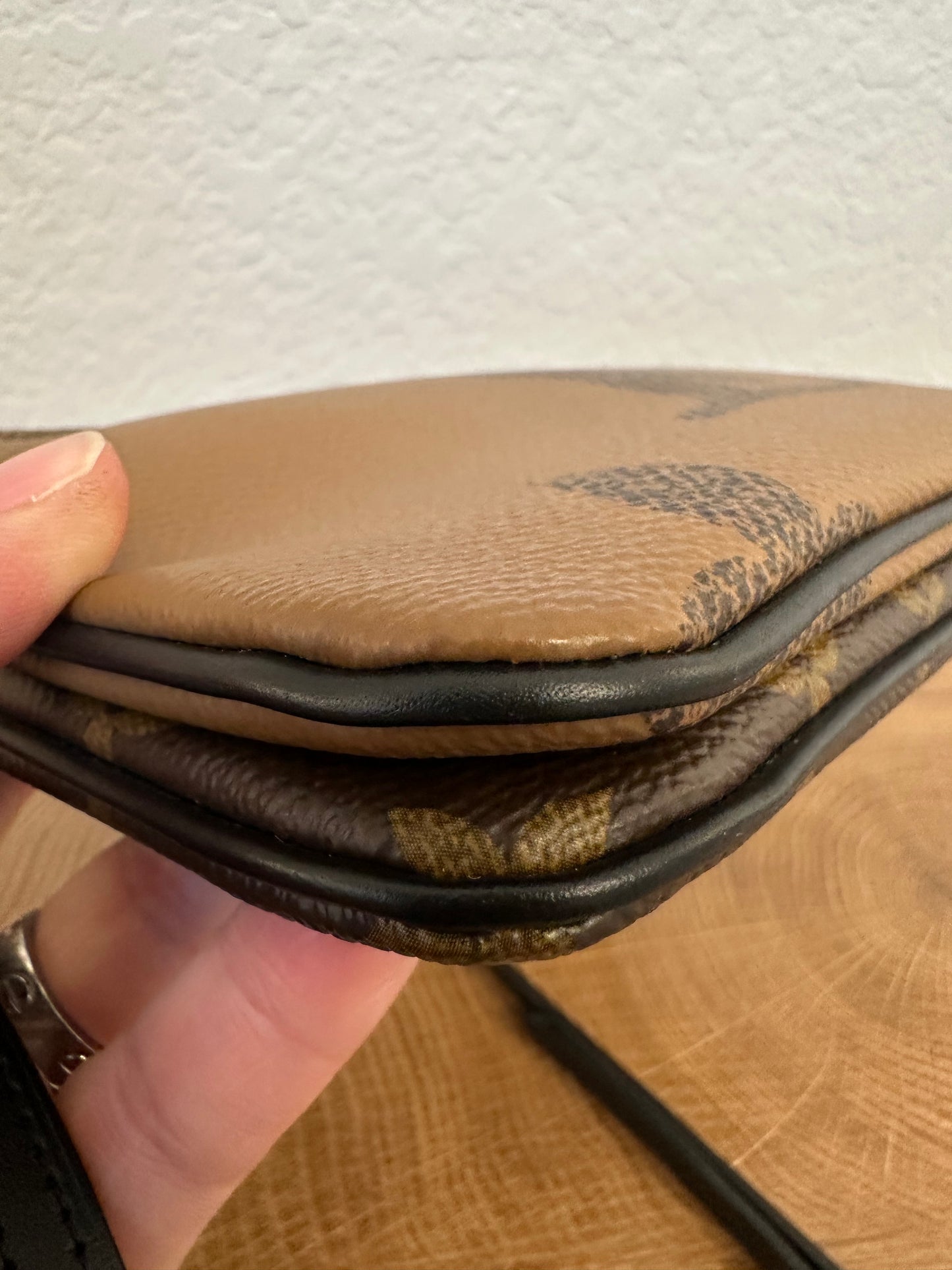 Louis Vuitton Reverse Monogram Giant Double Zip Pochette