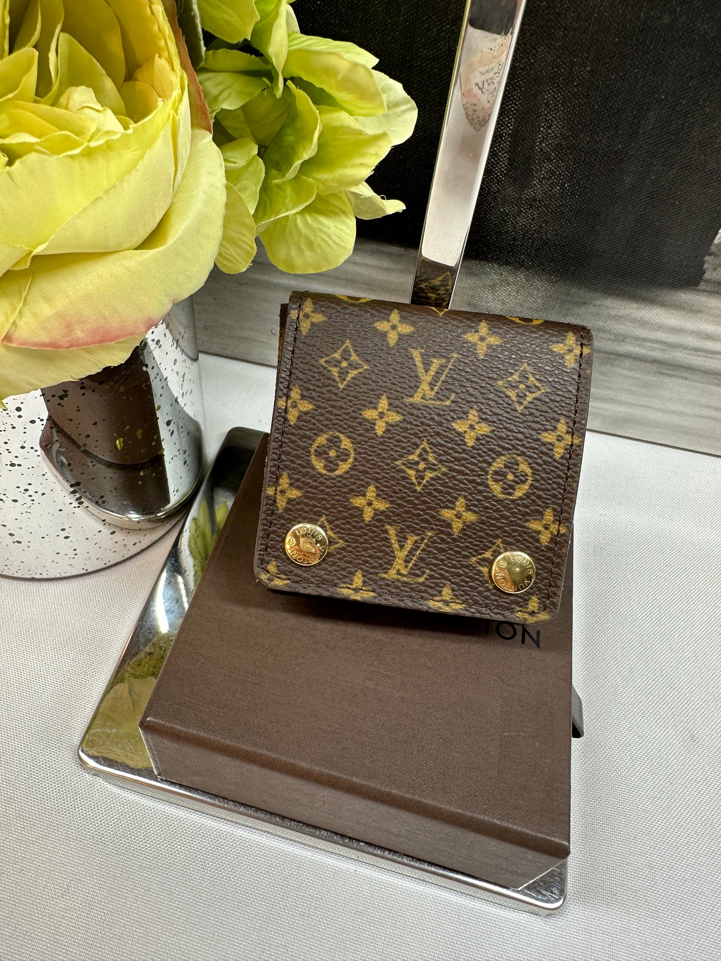 Small Monogram Jewelry Case
