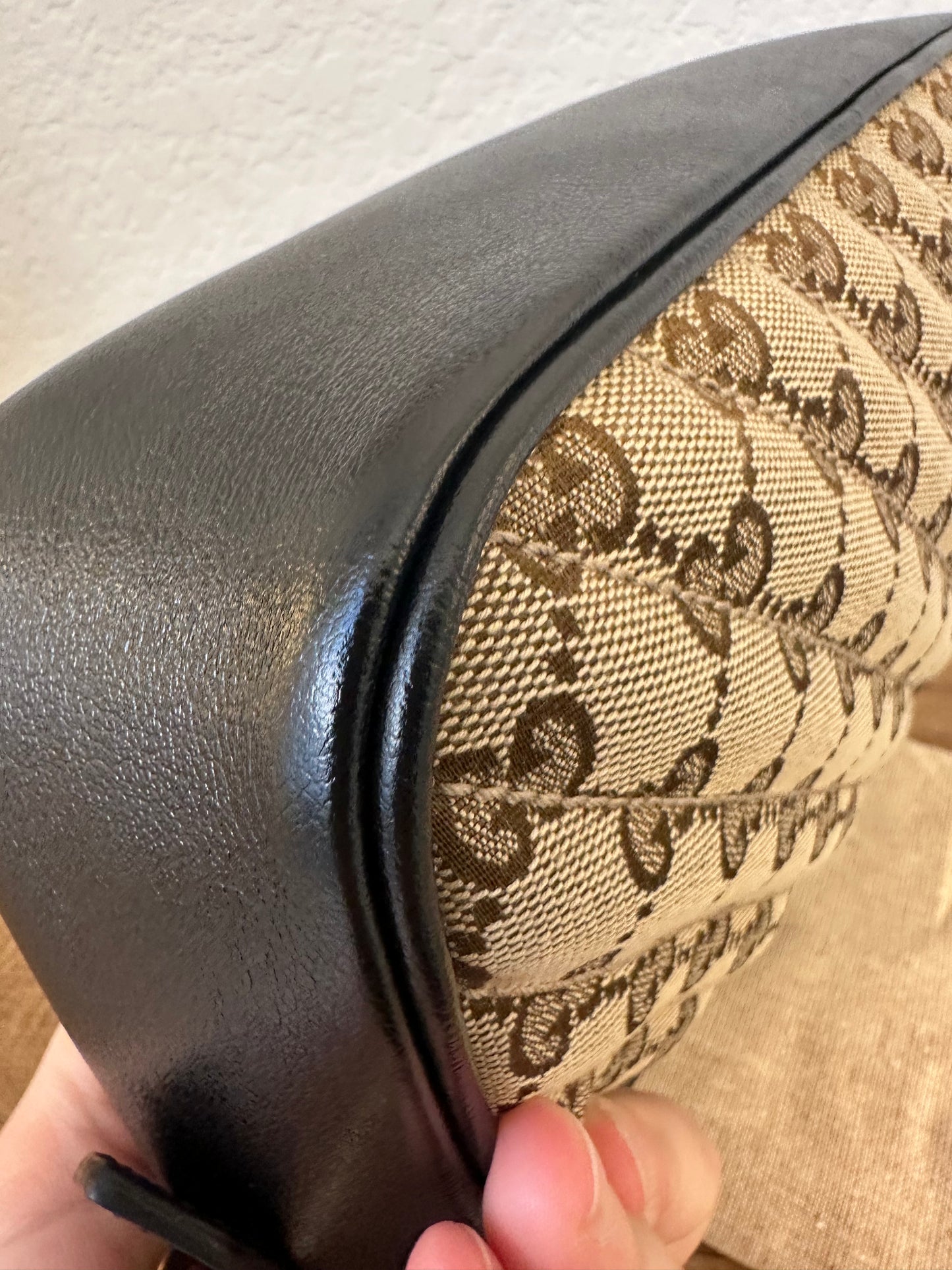 Gucci Camera Canvas & Leather Bag