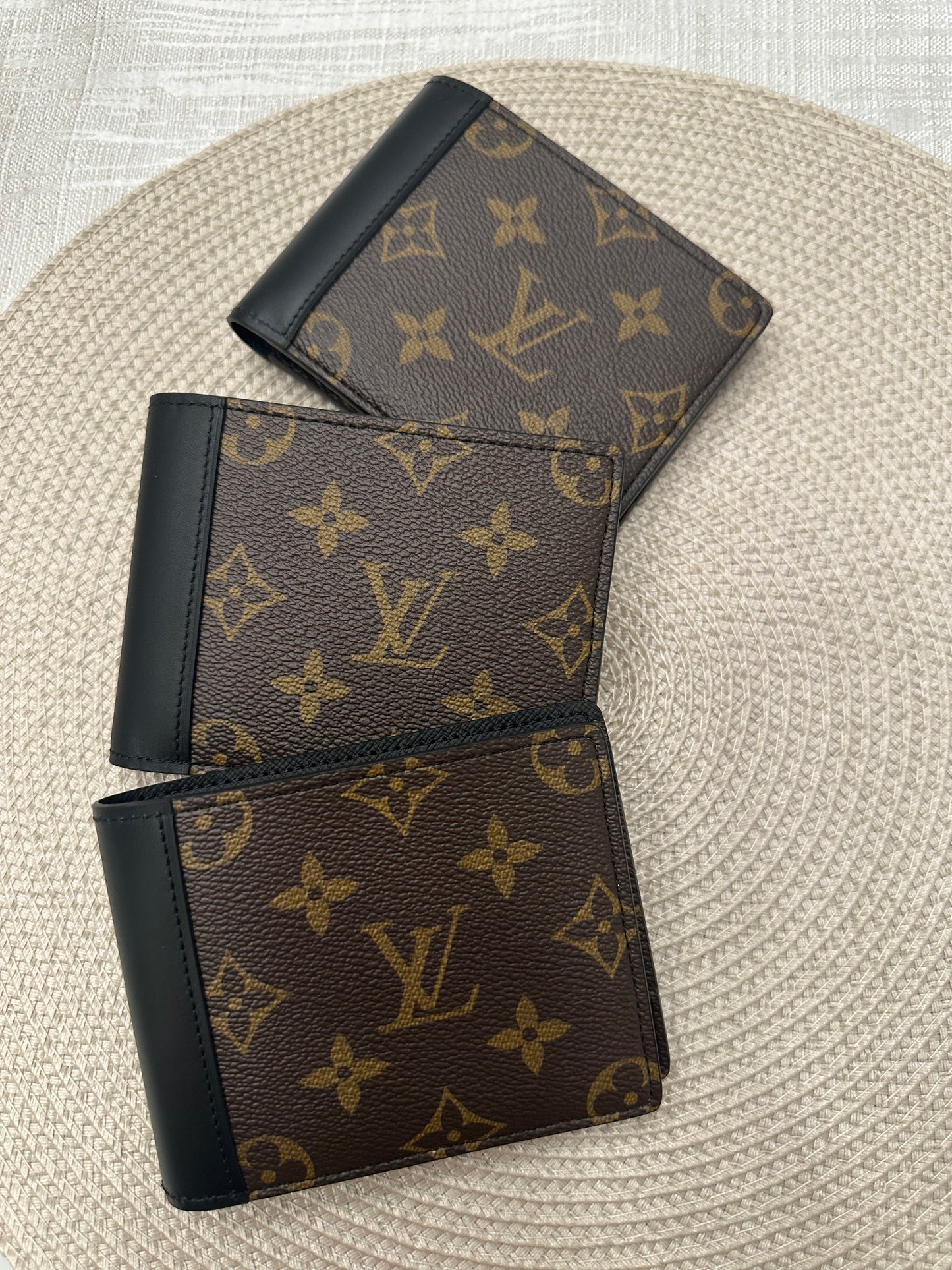 Men Wallet Monogram Black Leather
