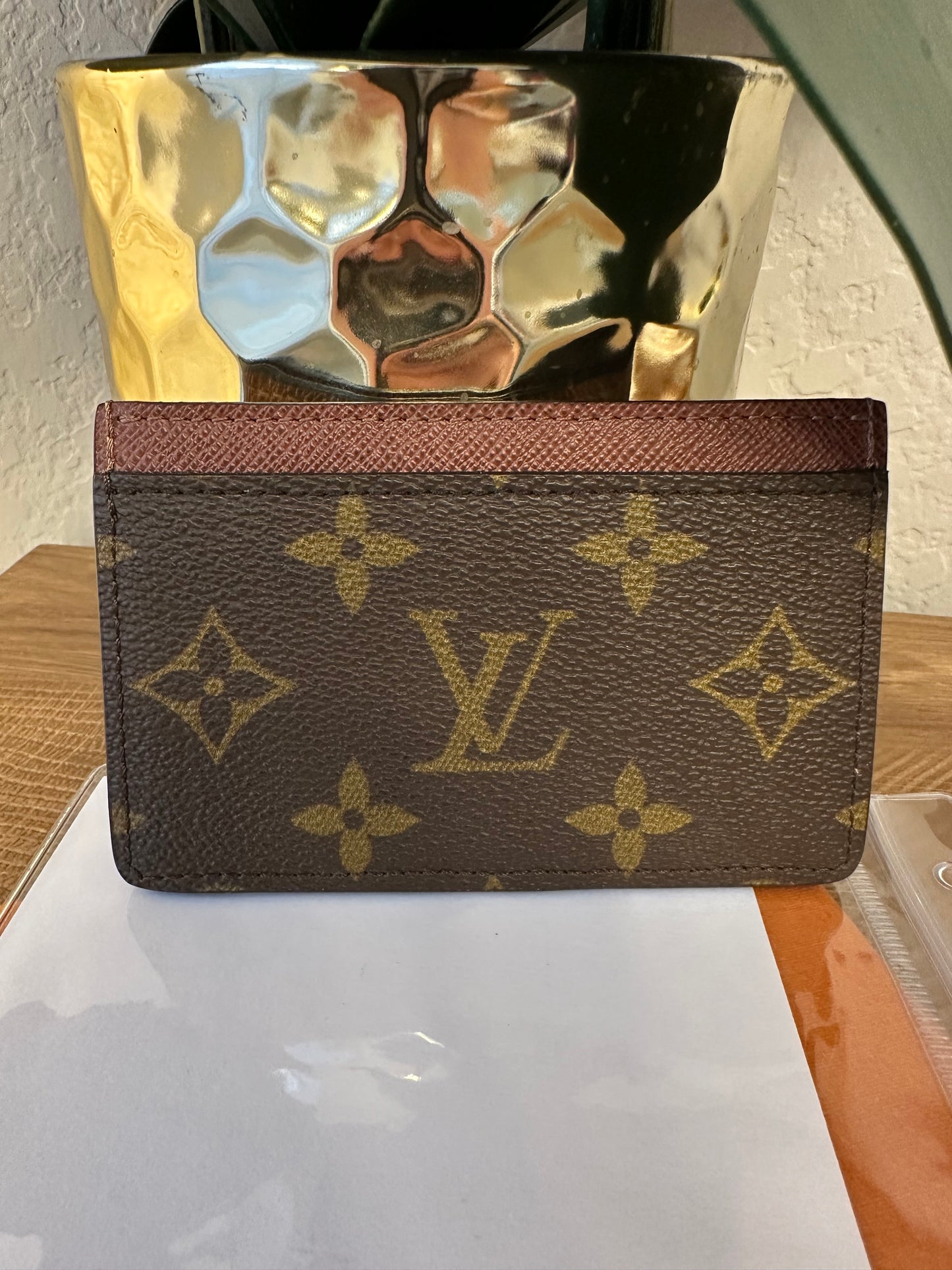 Brown Monogram Cardholder - made in 🇫🇷