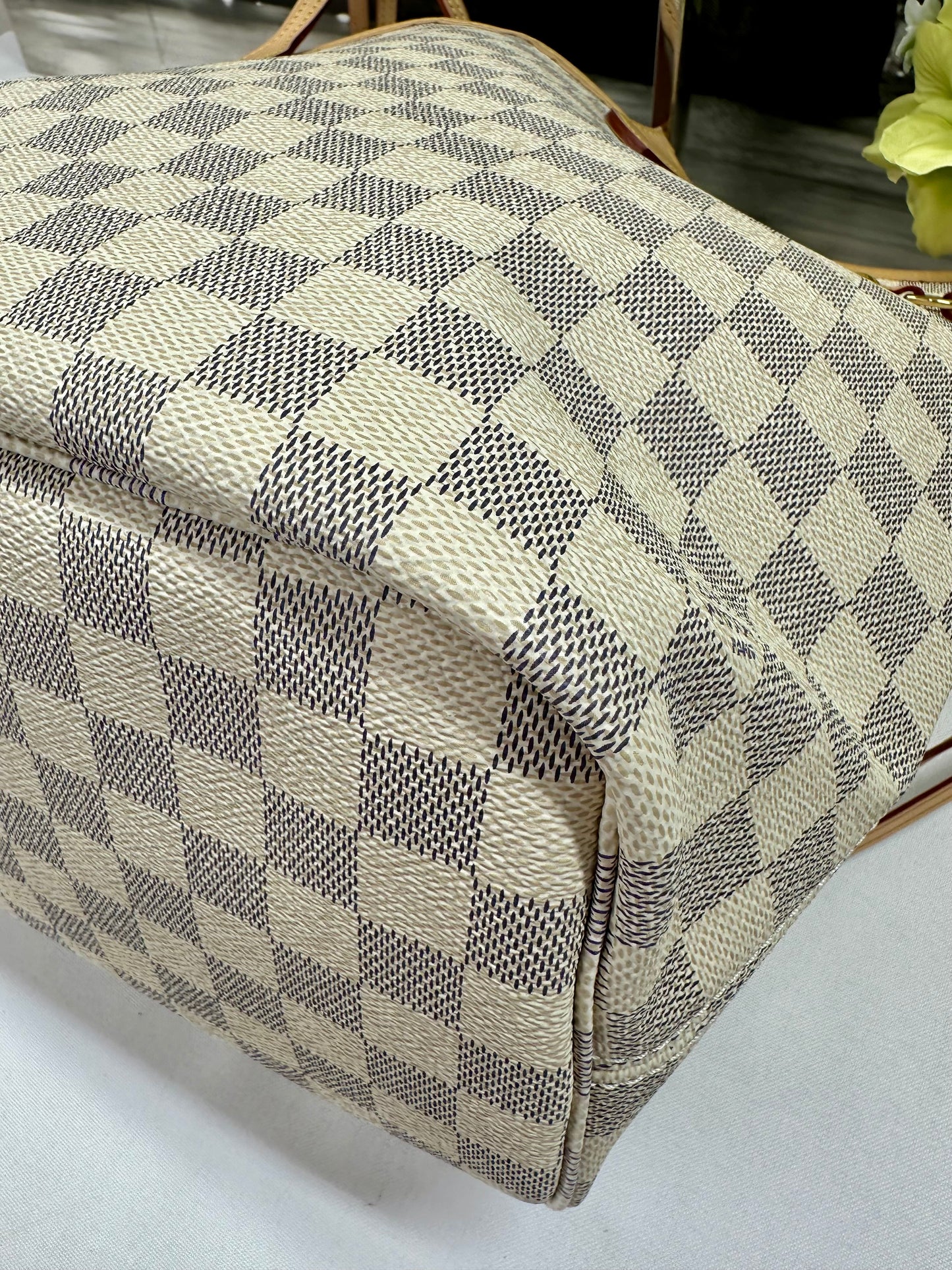 Neverfull MM Damier Azur Ballerine