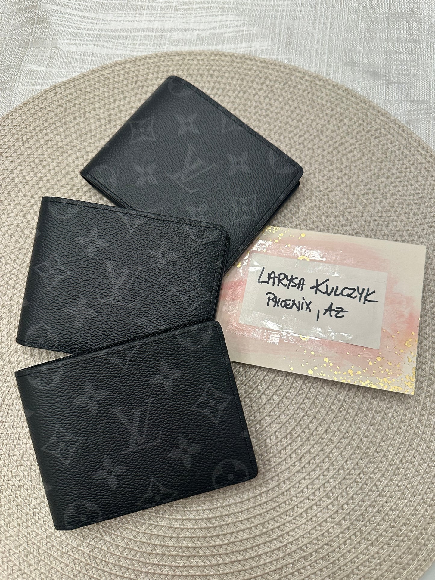 Men Wallet Black Elipse Monogram