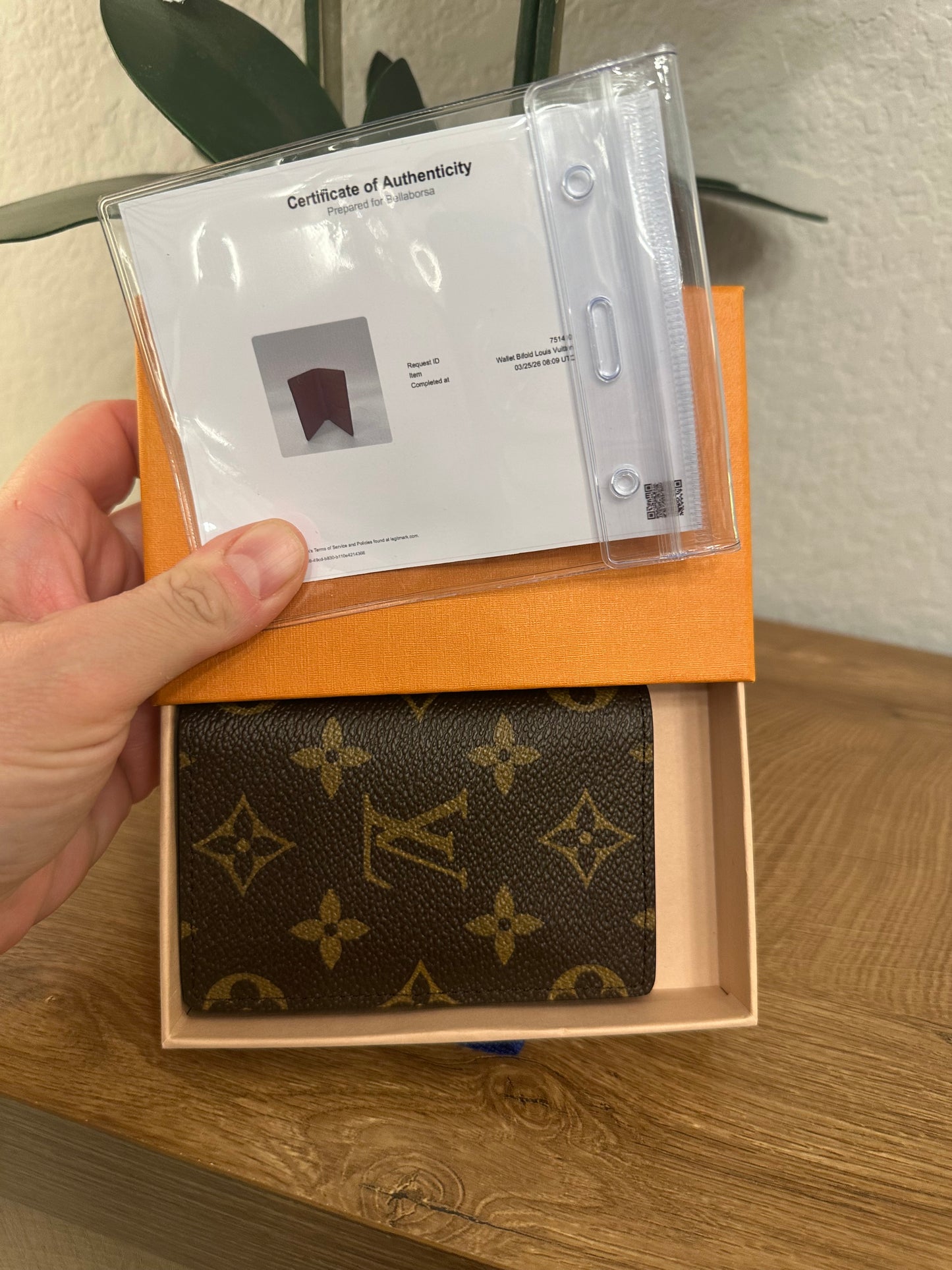 Pocket Organizer Monogram