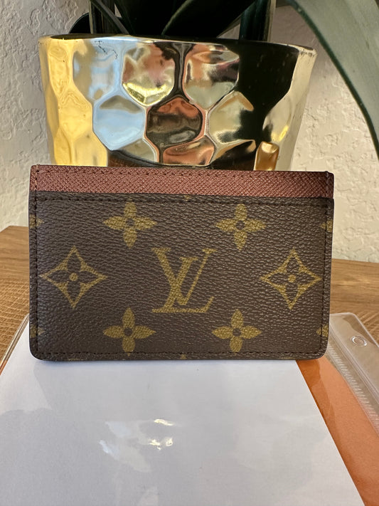 Brown Monogram Cardholder - made in 🇫🇷