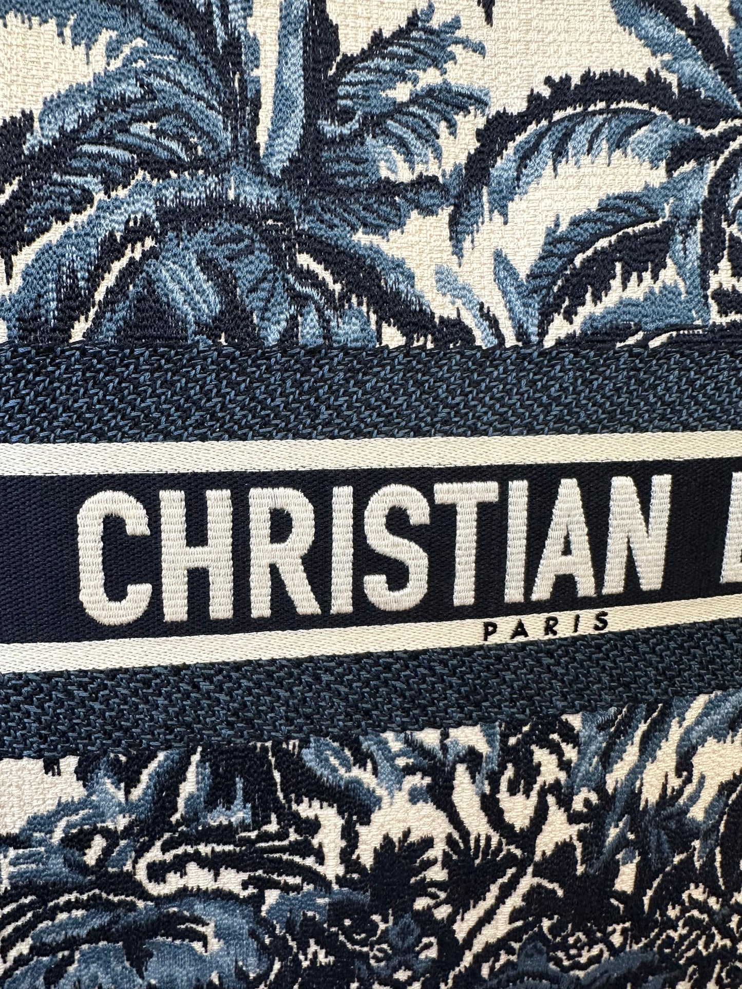 Dior Book Tote Large Palm Trees Limited