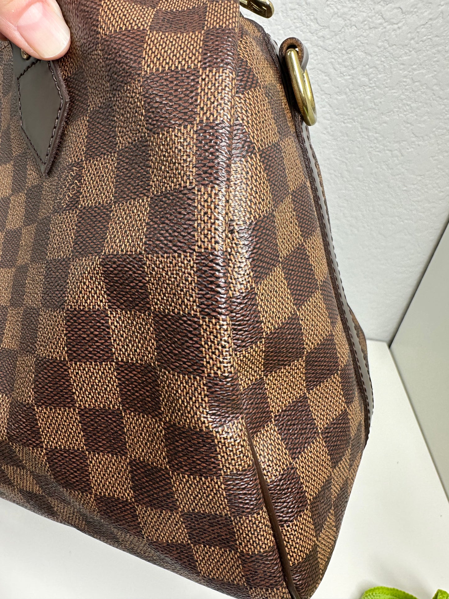 Speedy 30 Damier Ebene Bandouliere