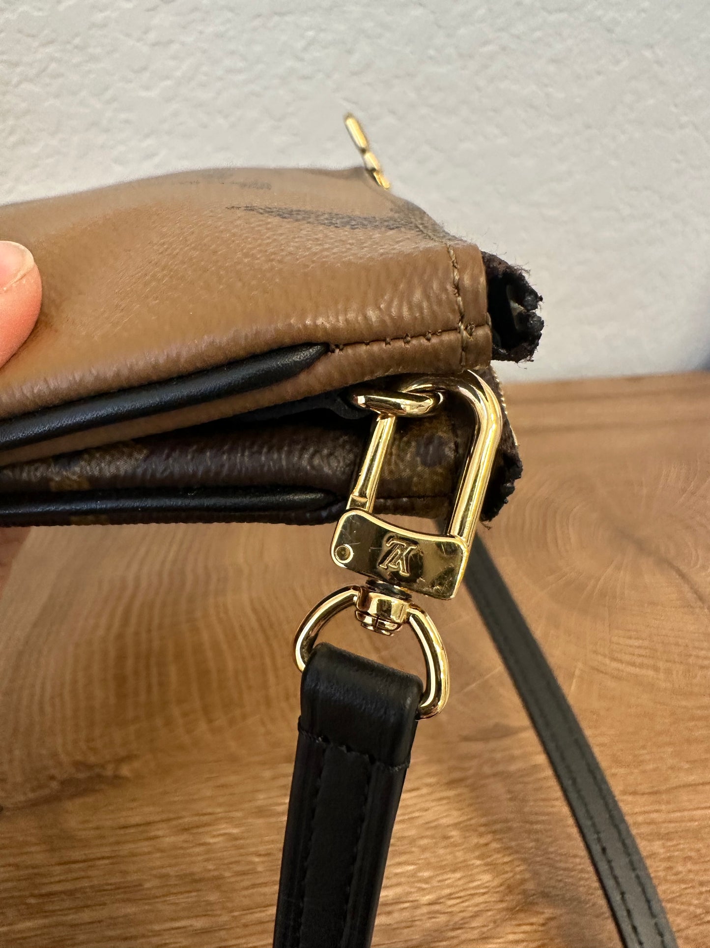 Louis Vuitton Reverse Monogram Giant Double Zip Pochette