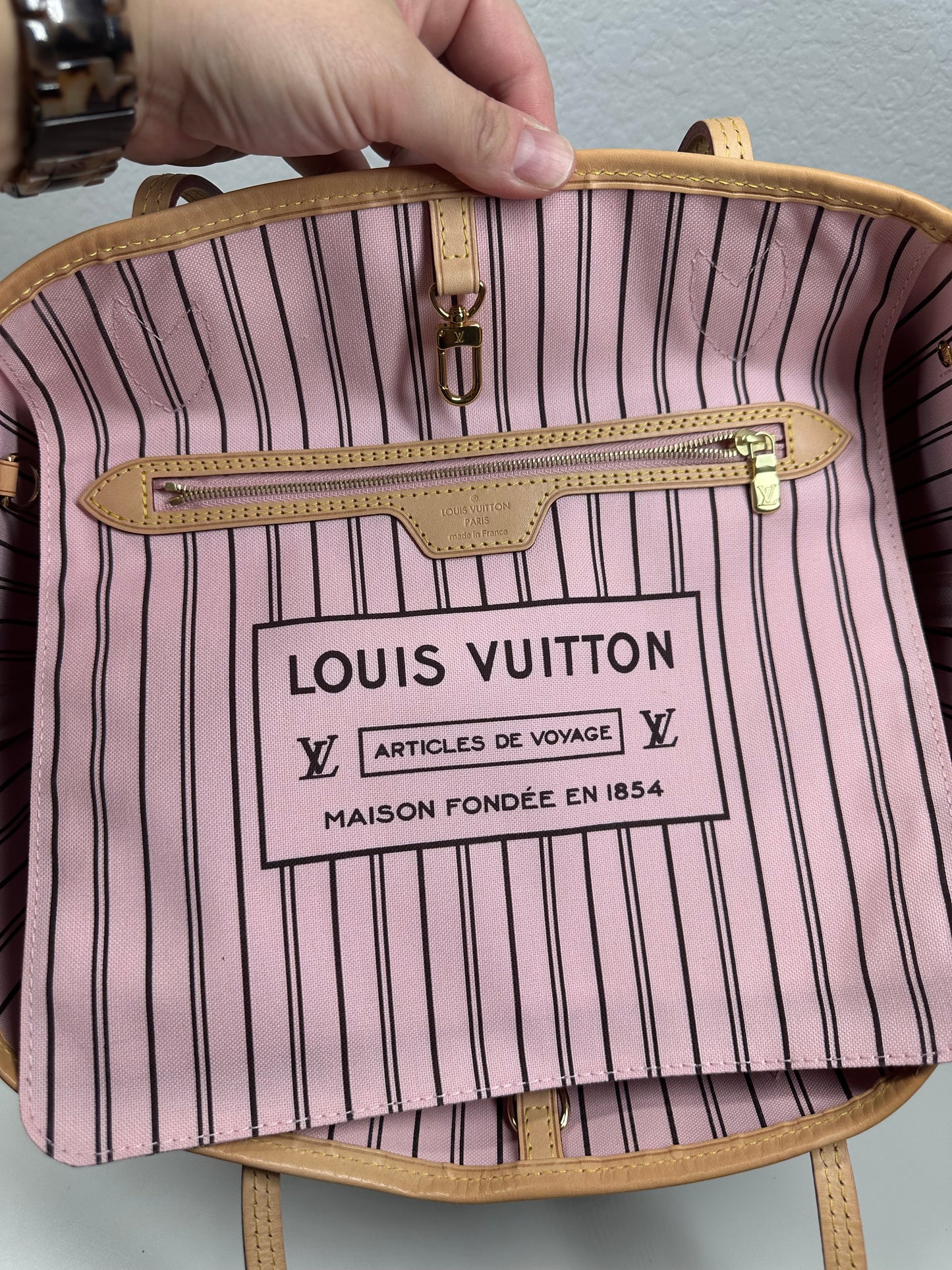 Neverfull MM Rose Ballerine