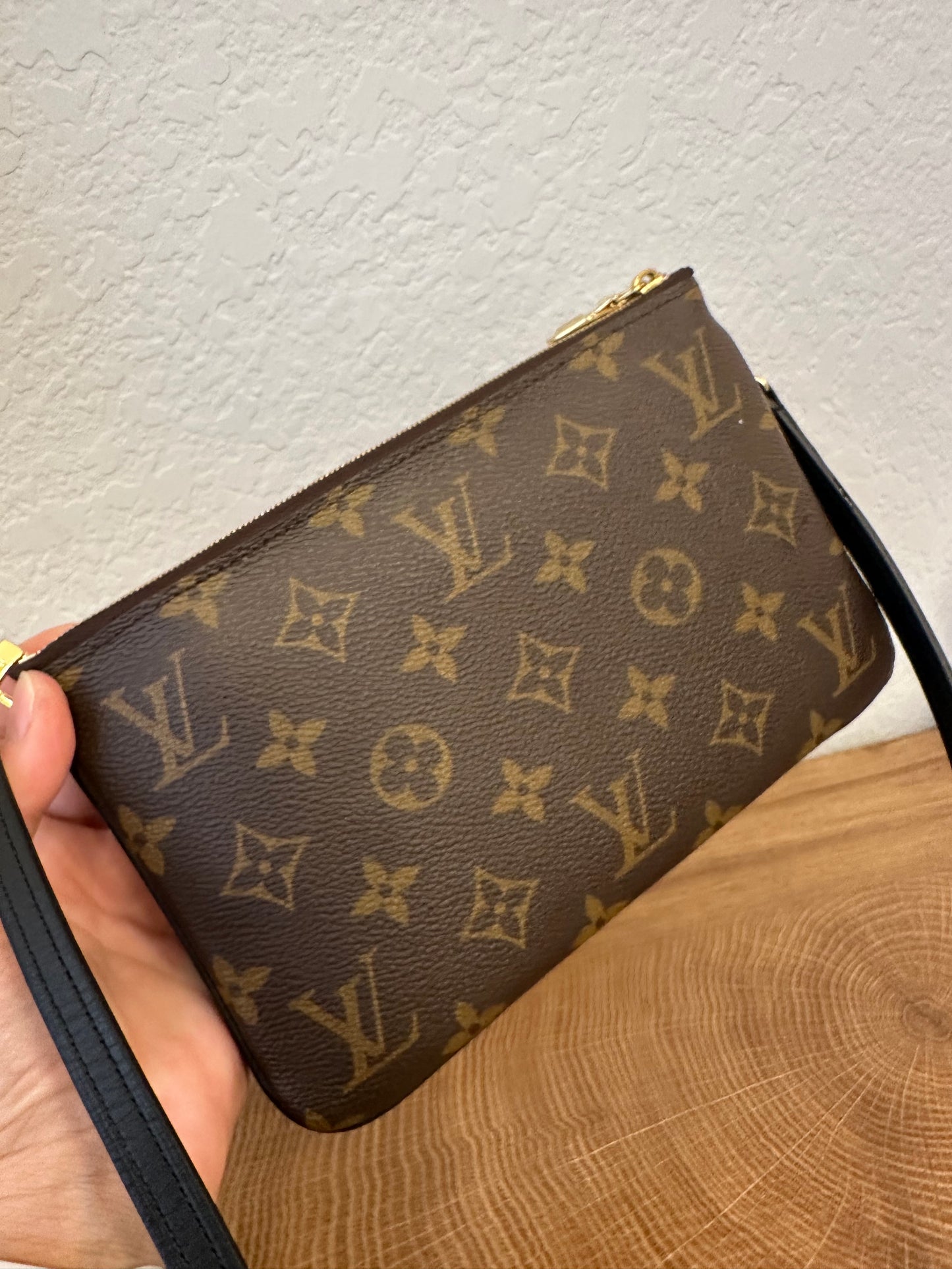 Louis Vuitton Reverse Monogram Giant Double Zip Pochette