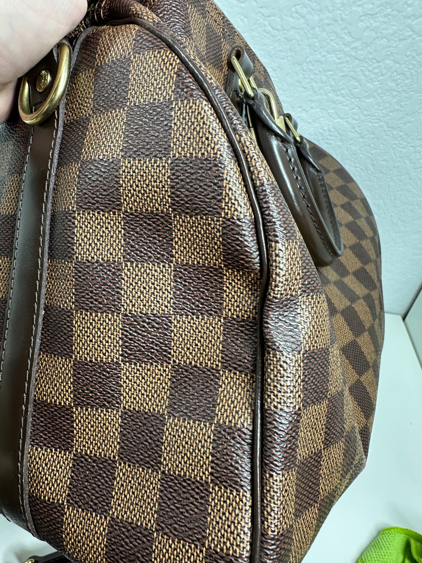 Speedy 30 Damier Ebene Bandouliere