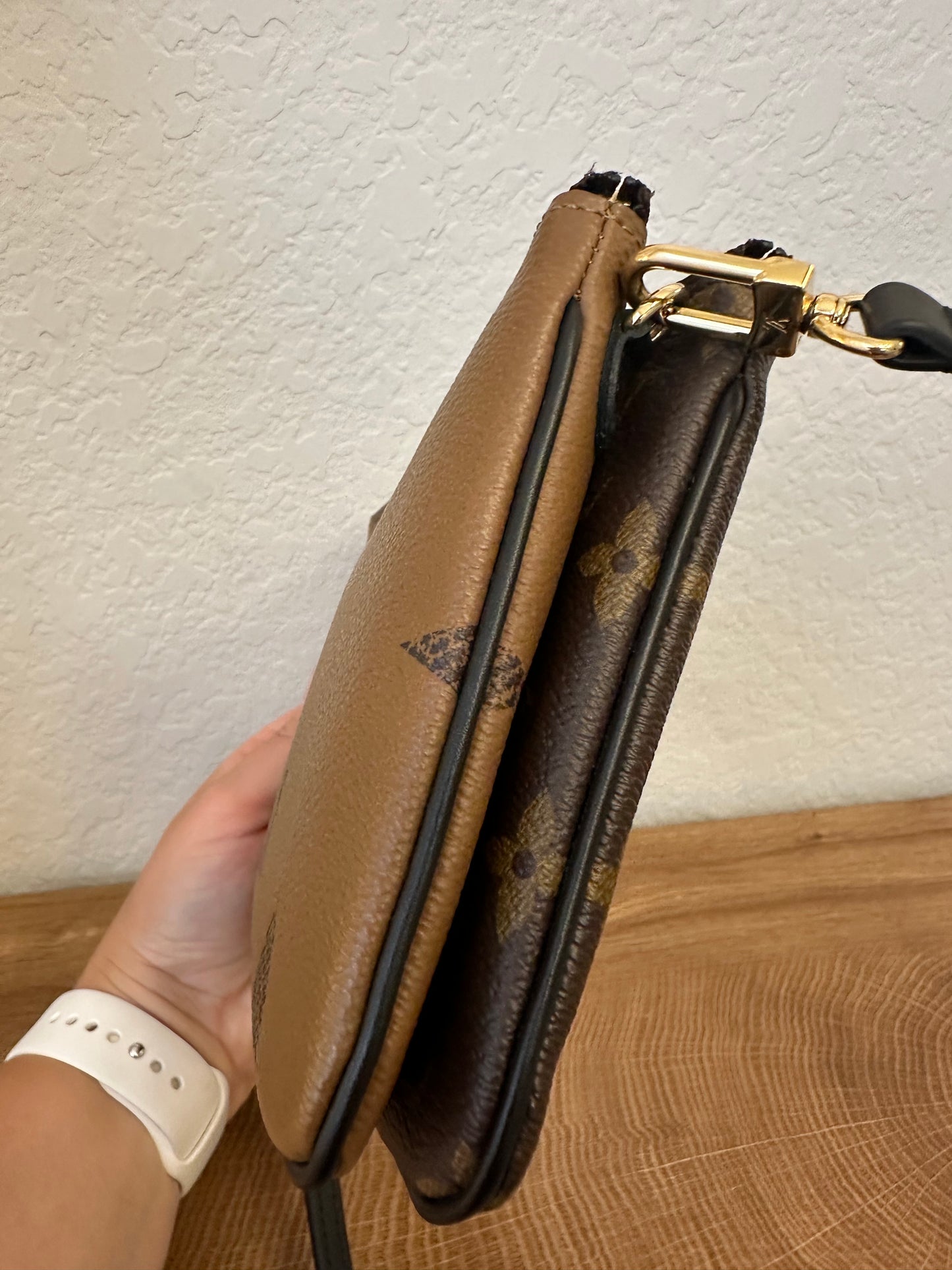 Louis Vuitton Reverse Monogram Giant Double Zip Pochette