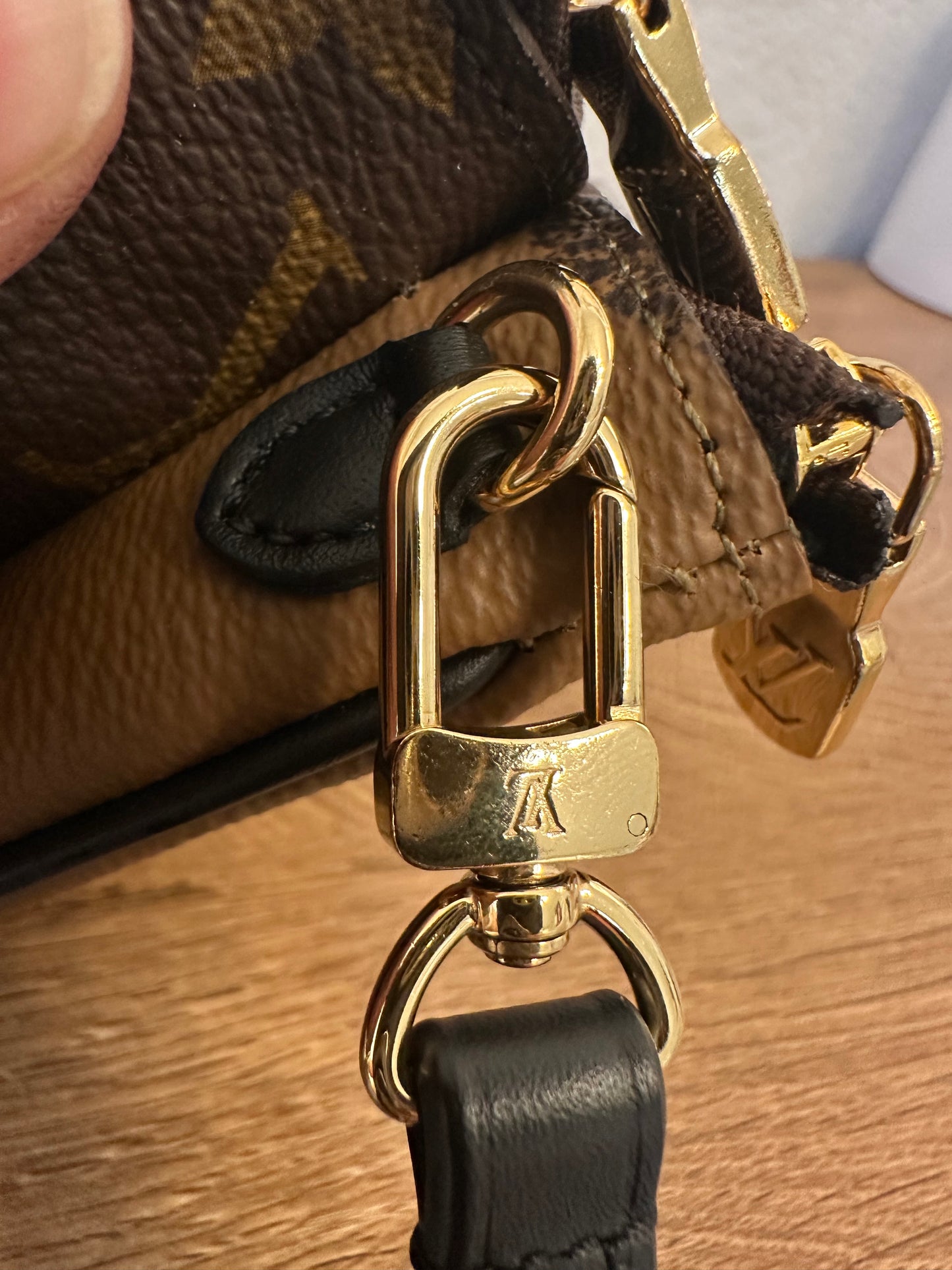 Louis Vuitton Reverse Monogram Giant Double Zip Pochette