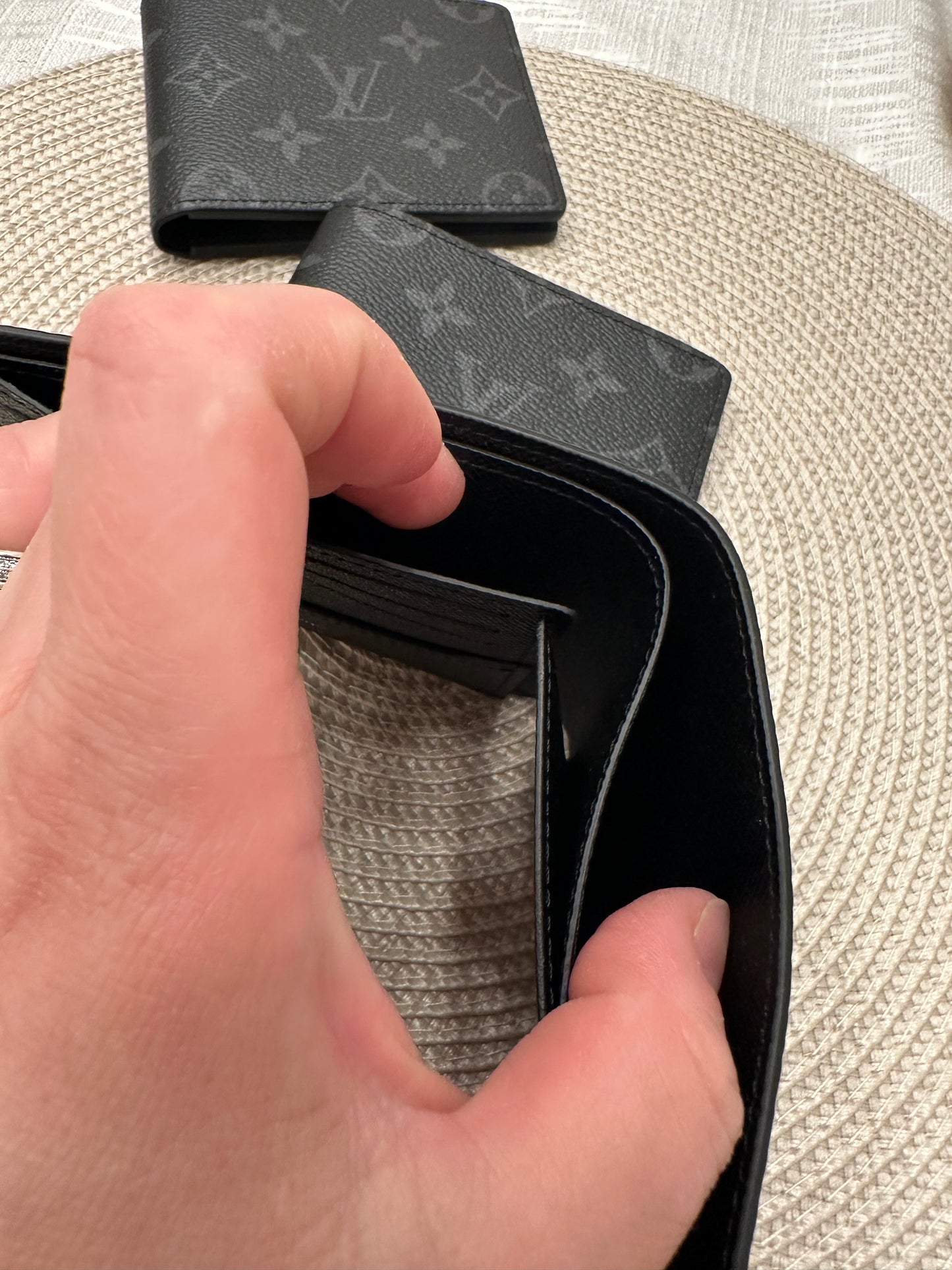 Men Wallet Black Elipse Monogram