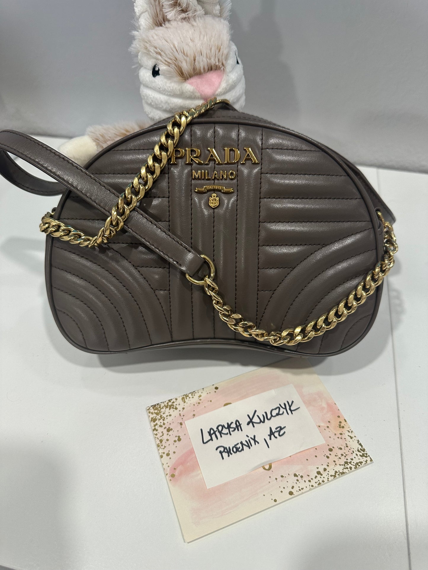 Prada Diagramme Crossbody Bag