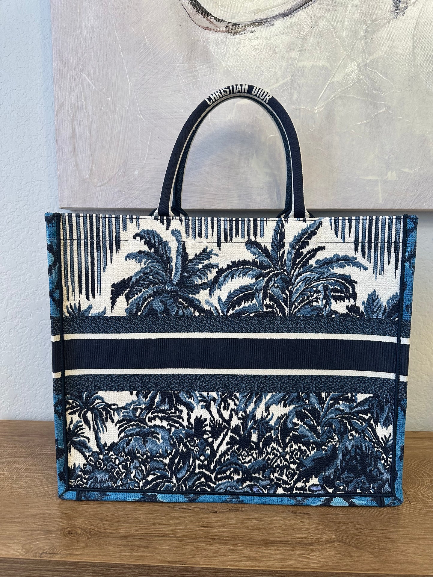 Dior Book Tote Large Palm Trees Limited