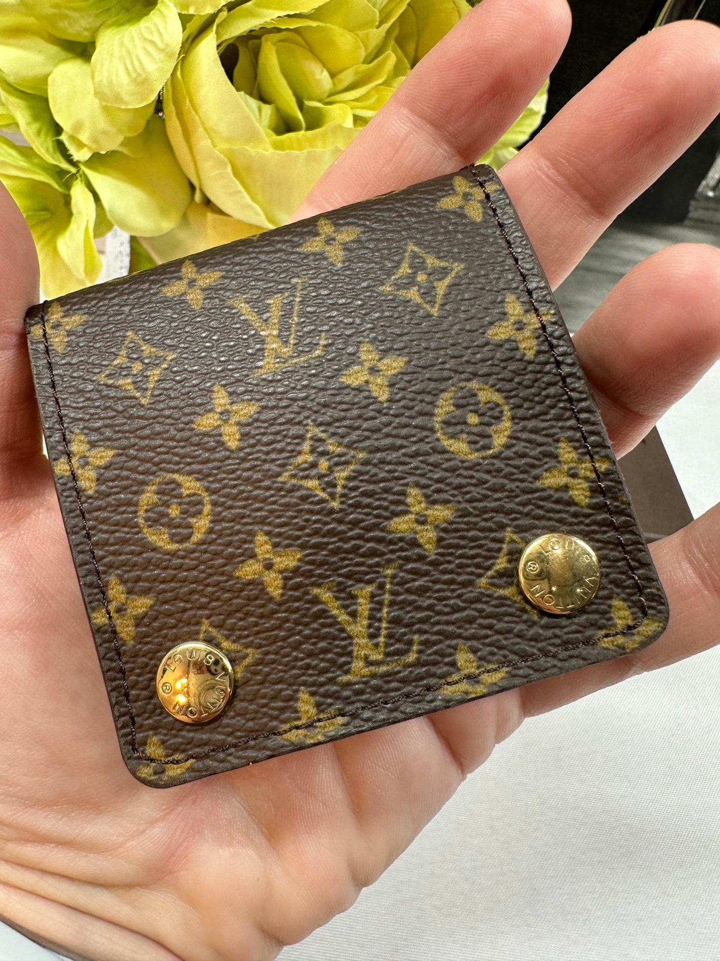 Small Monogram Jewelry Case