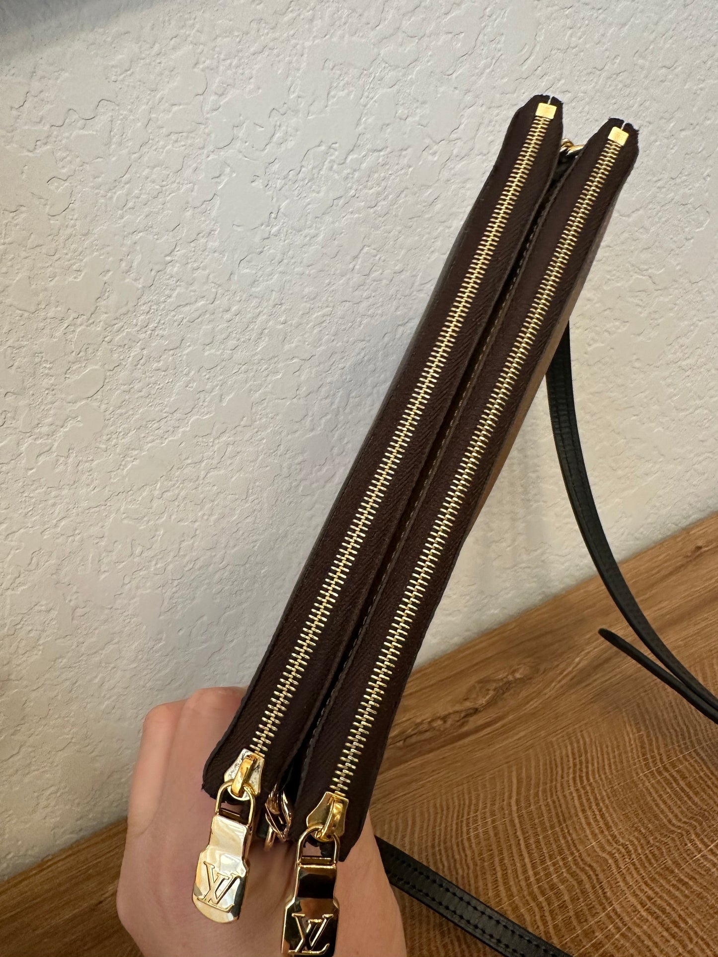 Louis Vuitton Reverse Monogram Giant Double Zip Pochette