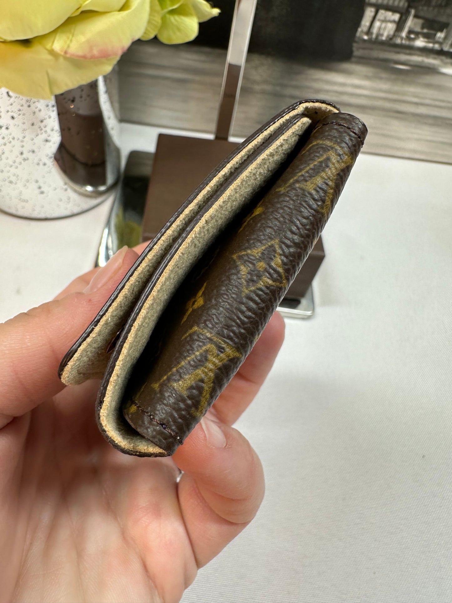 Small Monogram Jewelry Case