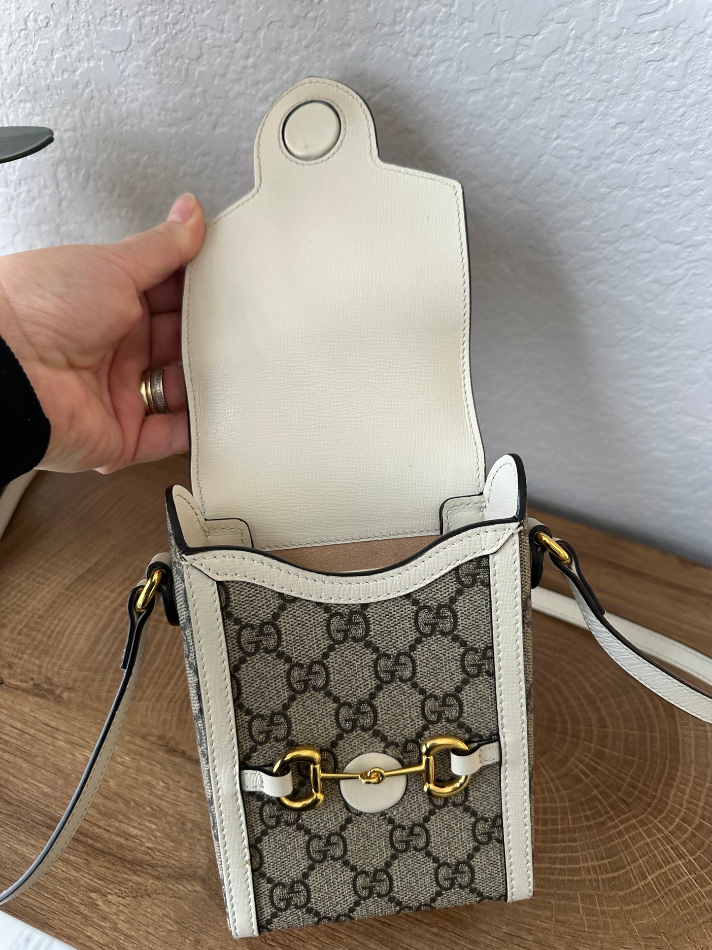 Gucci Horsebit 1955 Phone Crossbody Bag